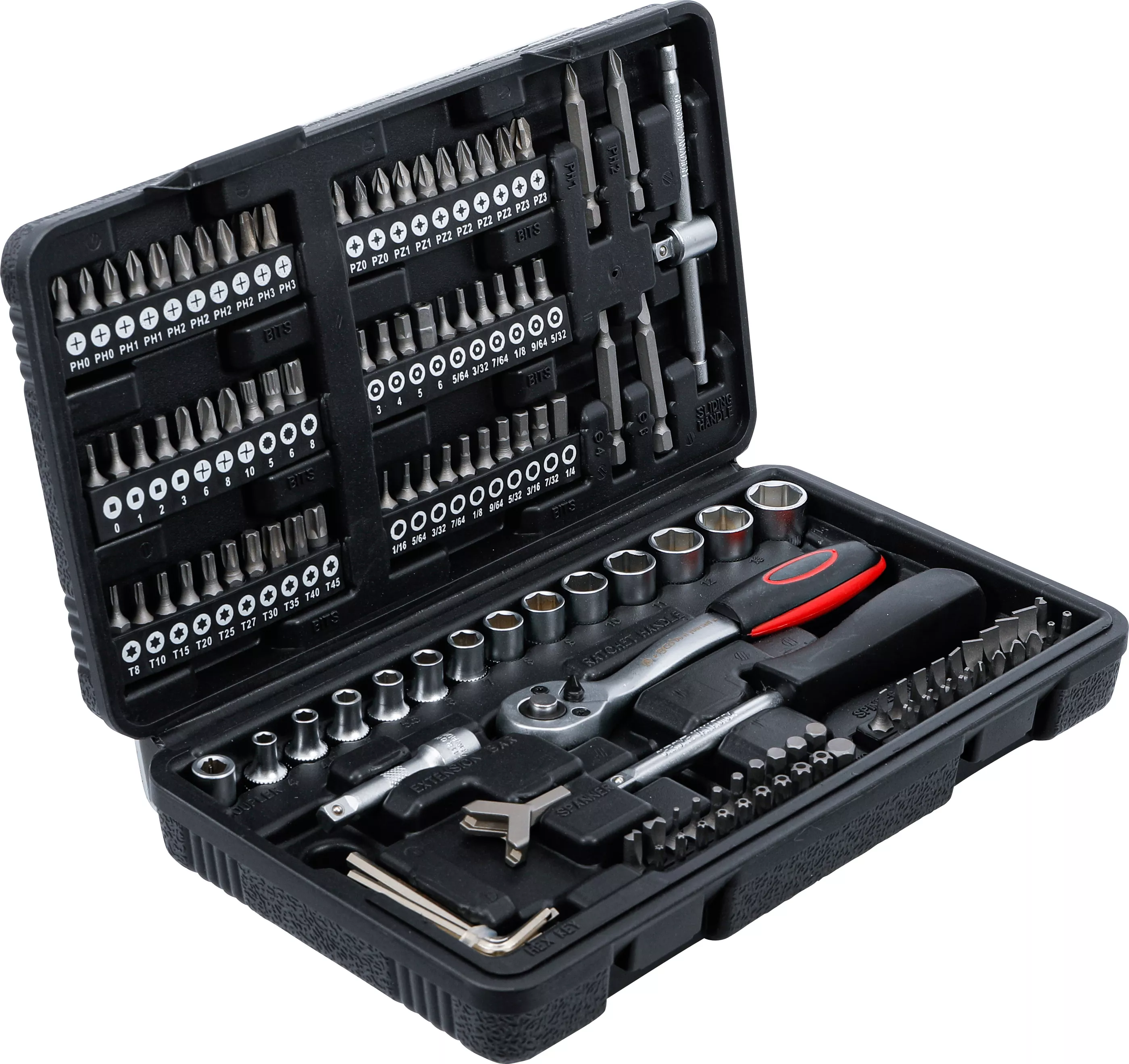 Set chei tubulare | Antrenare 6,3 mm (1/4") | 130 piese [2]