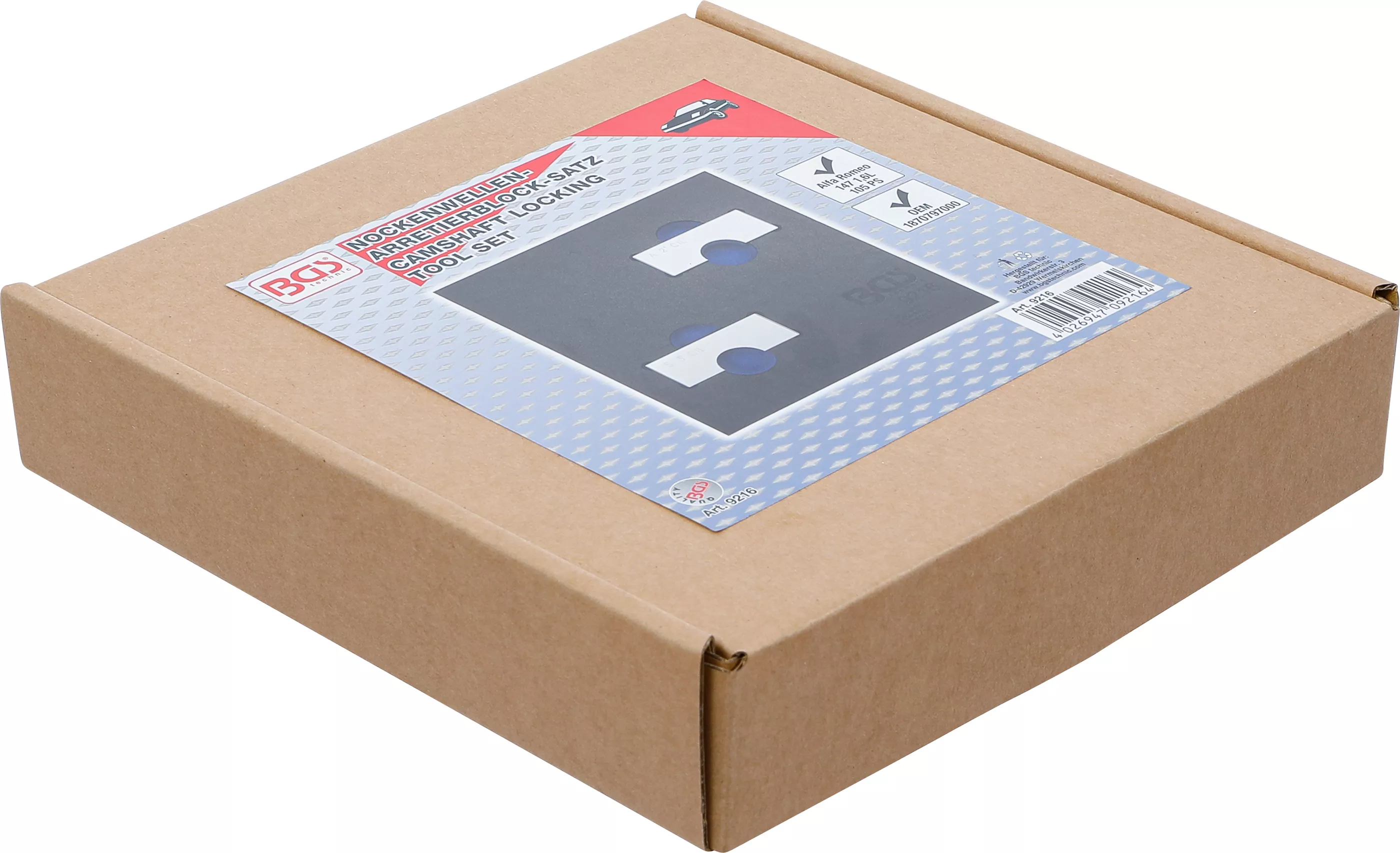 Suport organizator pentru carucior 1/6: Set dispozitive blocare arbori cu came | pentru Alfa Romeo 147 1.6 105PS [3]