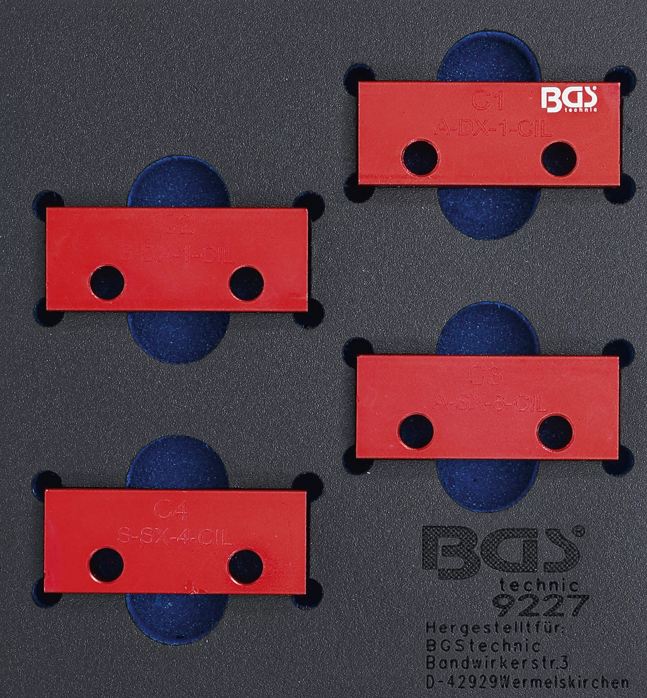 Suport organizator pentru carucior 1/6: Set dispozitive blocare arbori cu came | pentru Alfa Romeo / Lancia 3.0L V6 24V [1]
