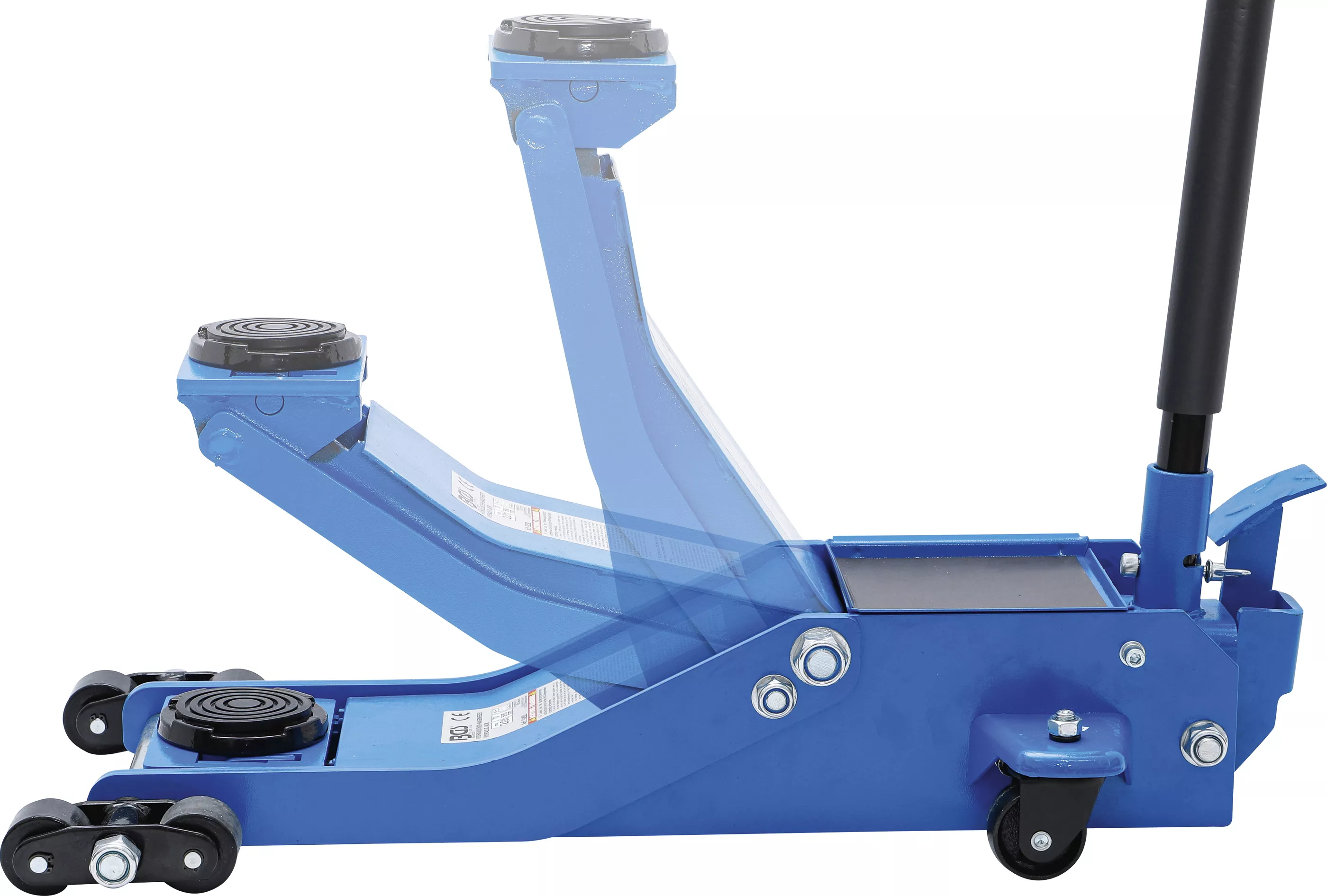 Cric vehicul pentru manevrare | hidraulic | extra plat | 2 t [2]