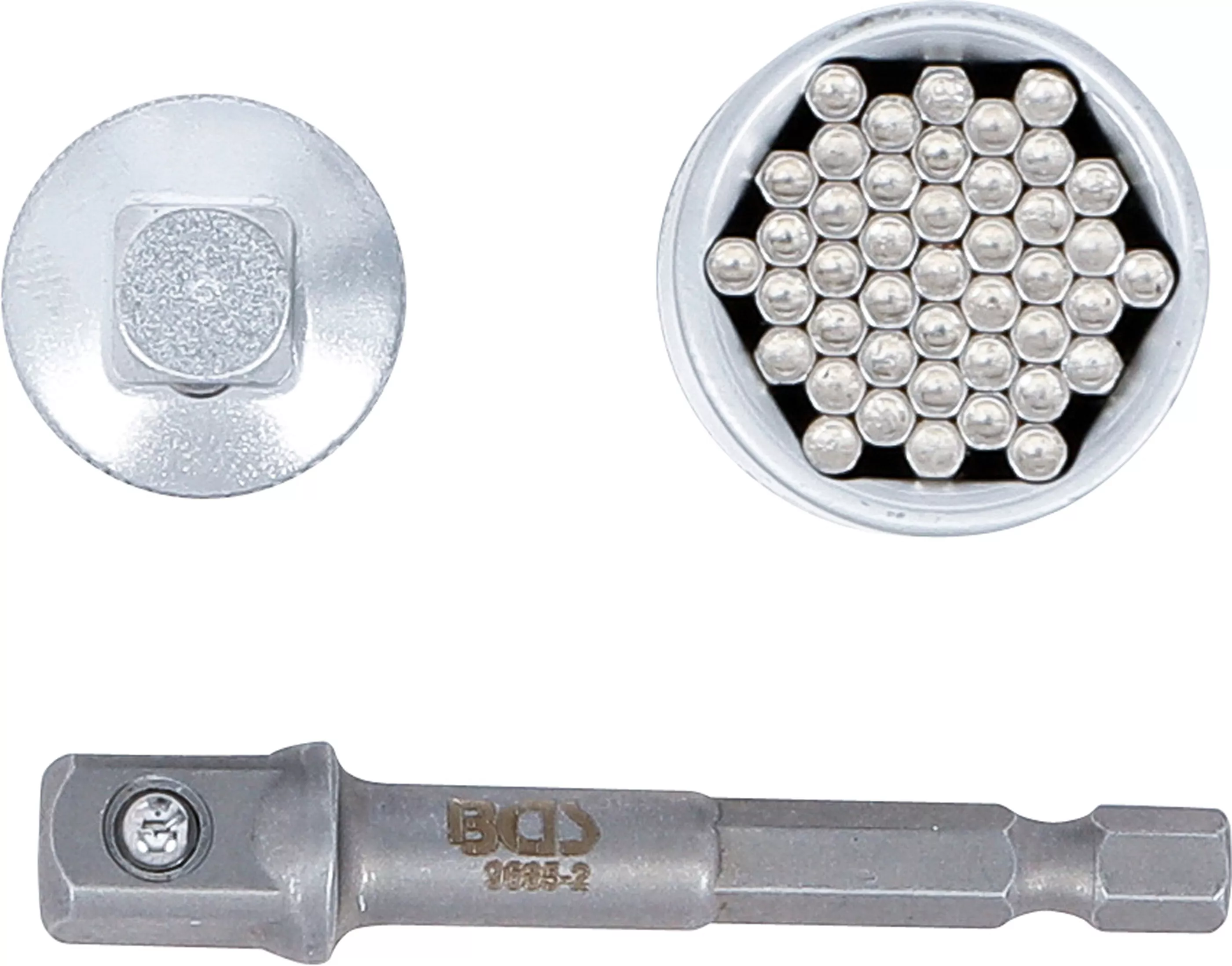Cap cheie Multi cu set adaptoare | 10 mm (3/8") | 9 - 21 mm | 3 piese [3]