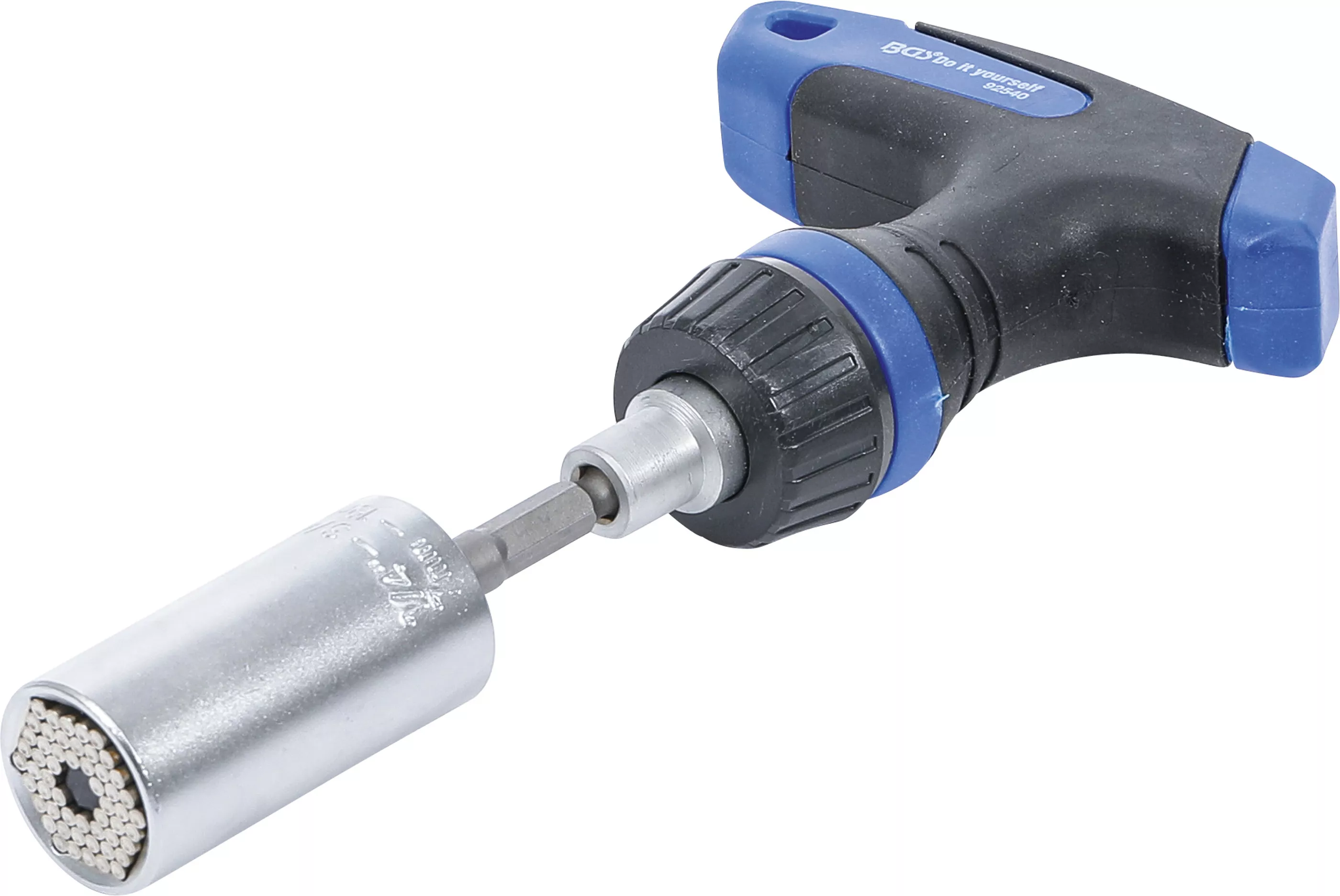 Cap cheie multiplu cu adaptor | cu maner in T cu clichet, comutabil | 3 piese [1]
