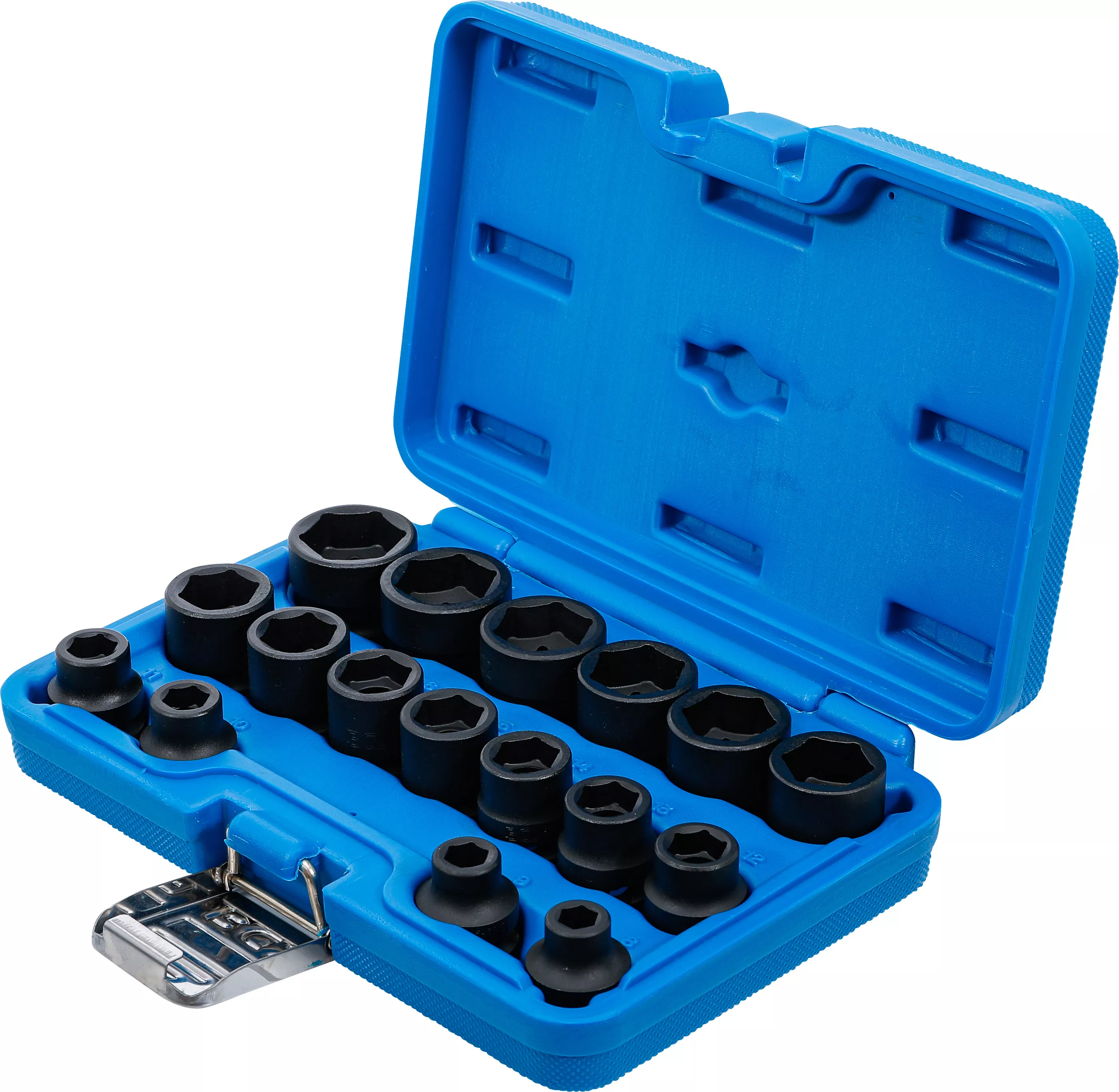Set chei tubulare de impact 6 colturi, extra plate | 12,5 mm (1/2") | 8 - 24 mm | 17 piese [3]