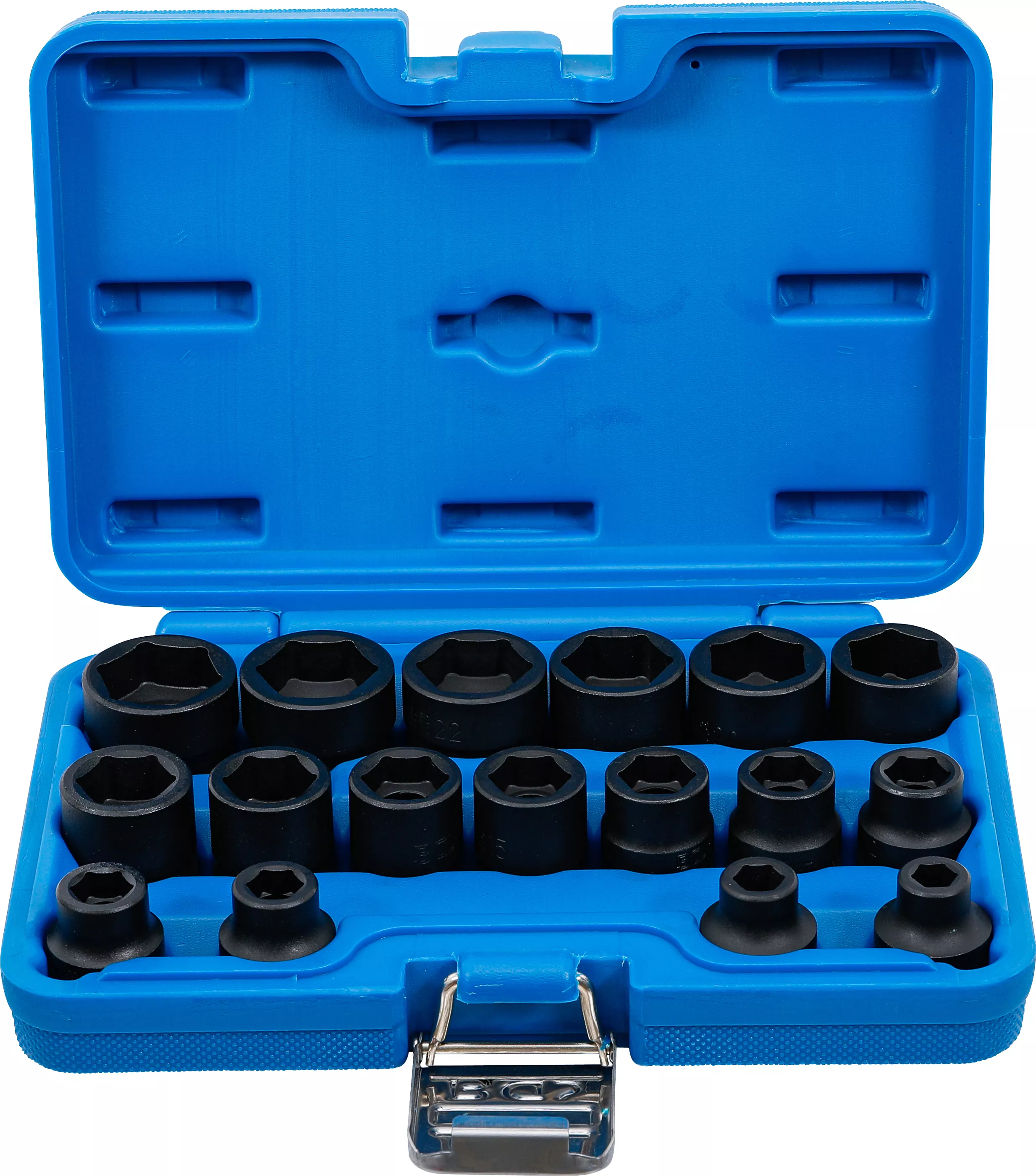 Set chei tubulare de impact 6 colturi, extra plate | 12,5 mm (1/2") | 8 - 24 mm | 17 piese [1]