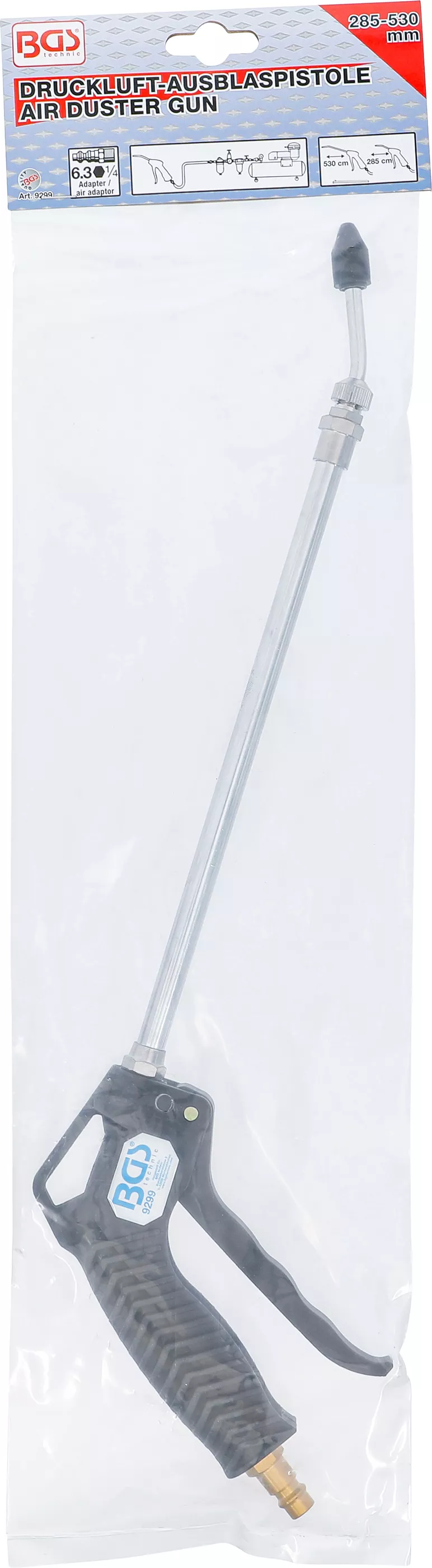 Pistol de suflat cu aer comprimat | 300 - 530 mm [7]