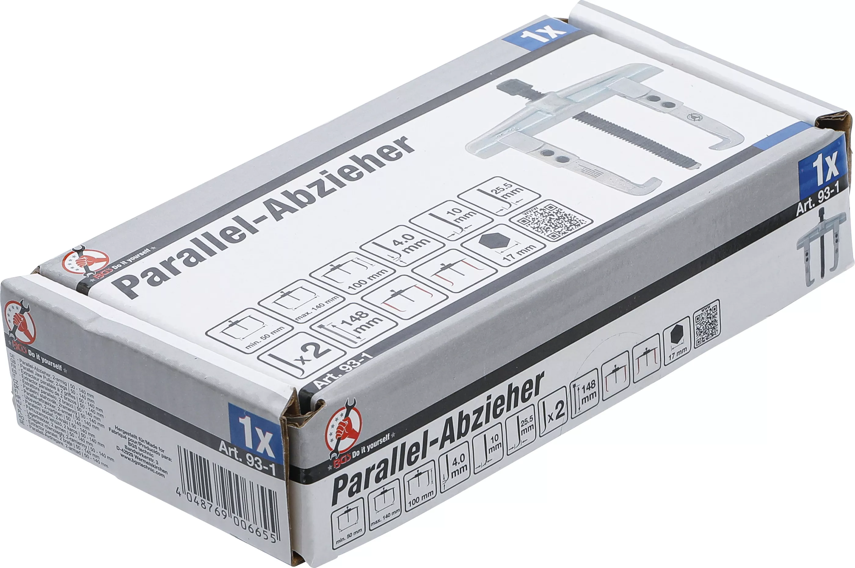 Extractor paralel, 2 brate | 50 - 140 mm [4]