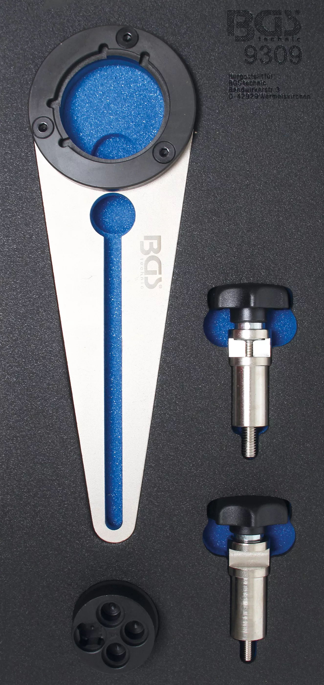 Suport organizator pentru carucior 1/3: Set suporti roata curea arbore cotit si unelte rotire | pentru BMW 2.5D [1]