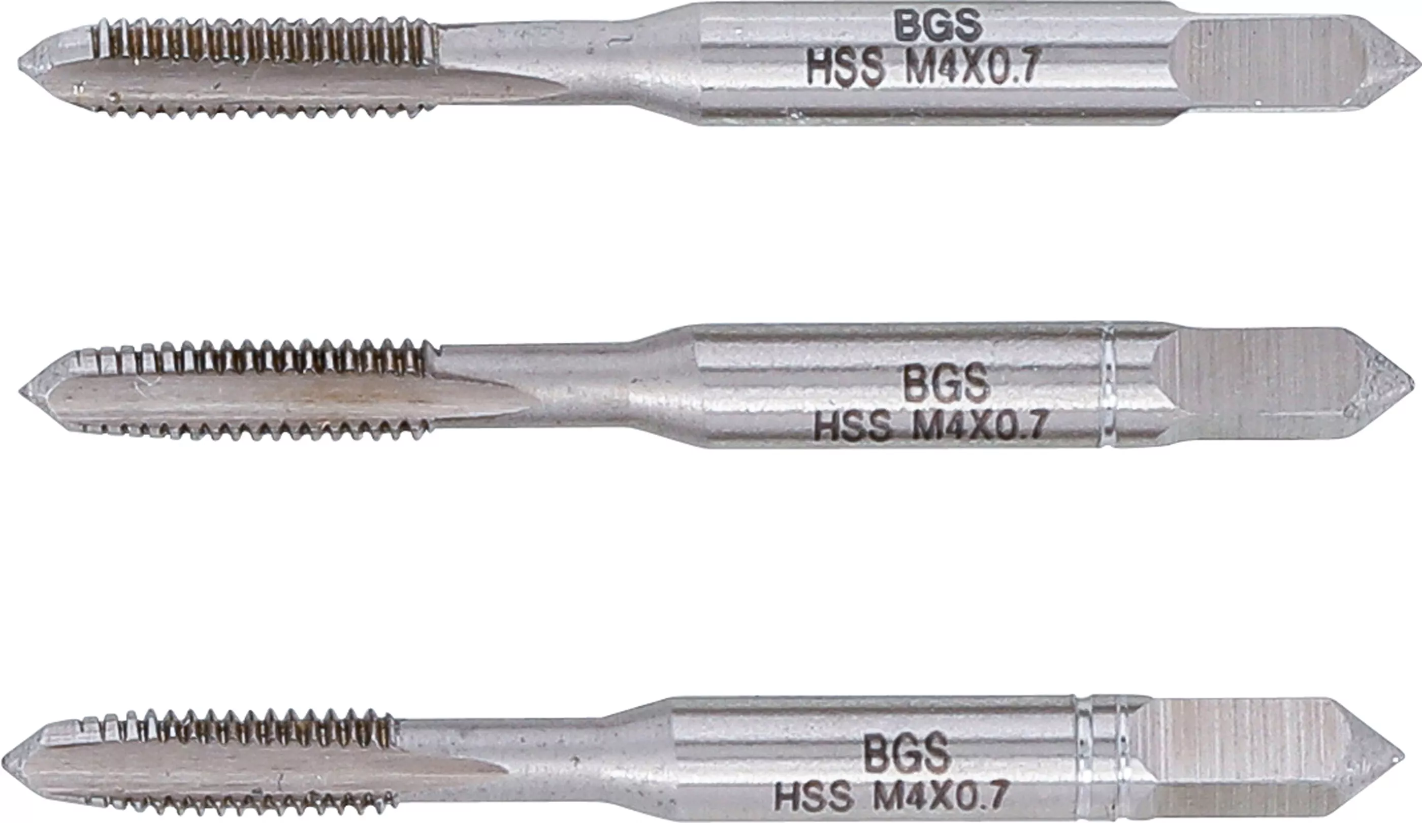 Set tarozi | taiere grosiera, medie si finisare | HSS-G | M4 x 0,7 | 3 piese [3]