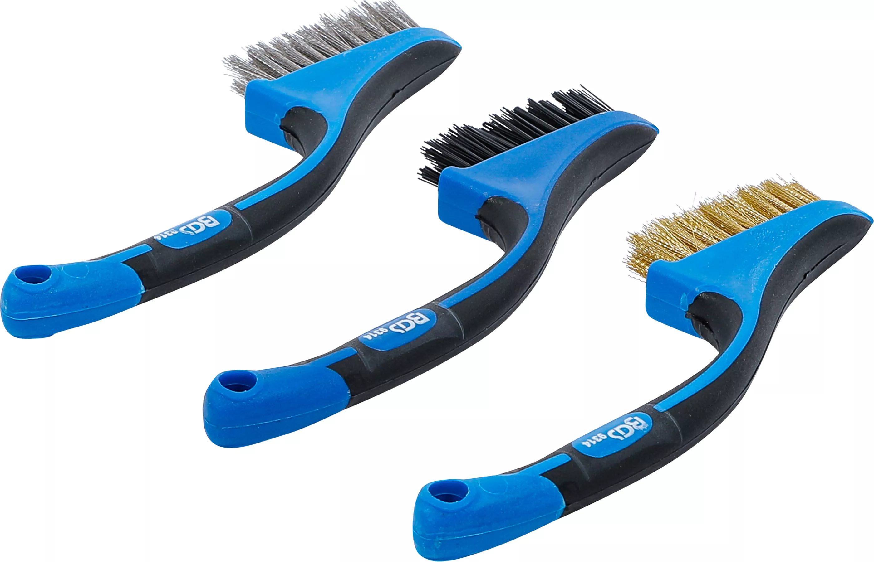 Set mini-perii | Nylon, alama, inox | 165 mm | 3 piese [2]