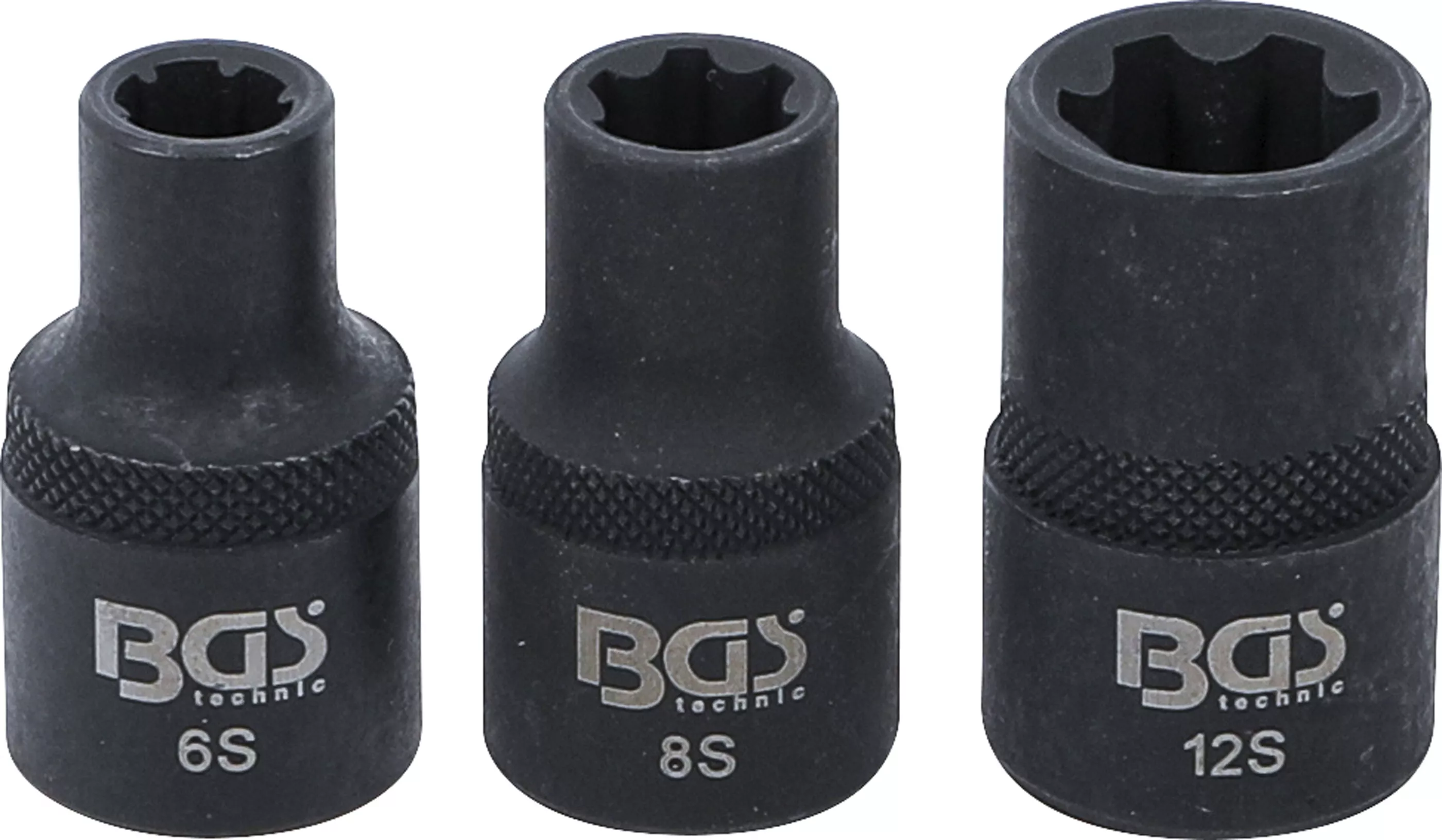 Set chei tubulare | Profil pana (pentru RIBE) M6S, M8S, M12S | 3 piese [1]