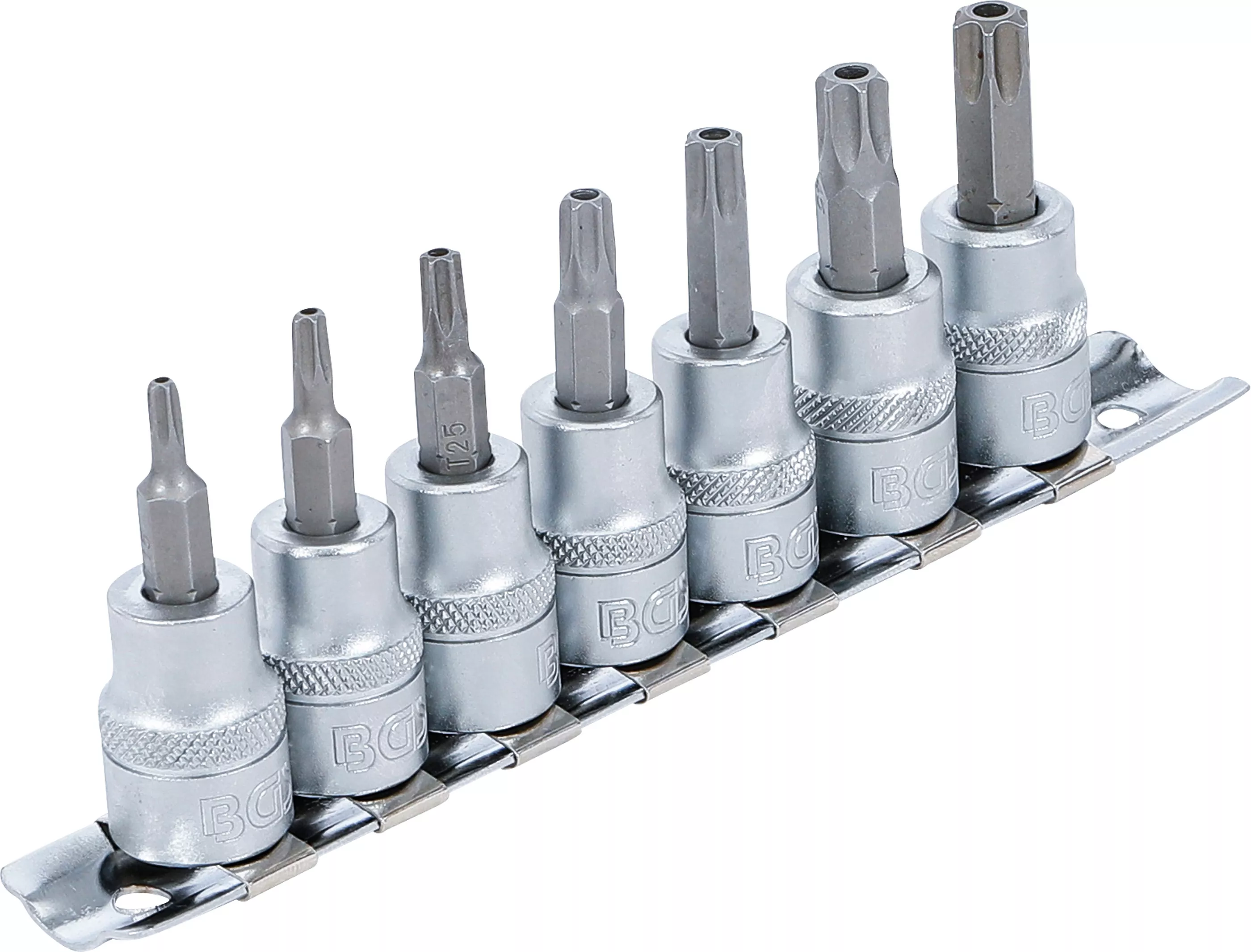 Set biti | 10 mm (3/8") | Profil T (pentru Torx) cu gaura T15 - T50 | 7 piese [2]