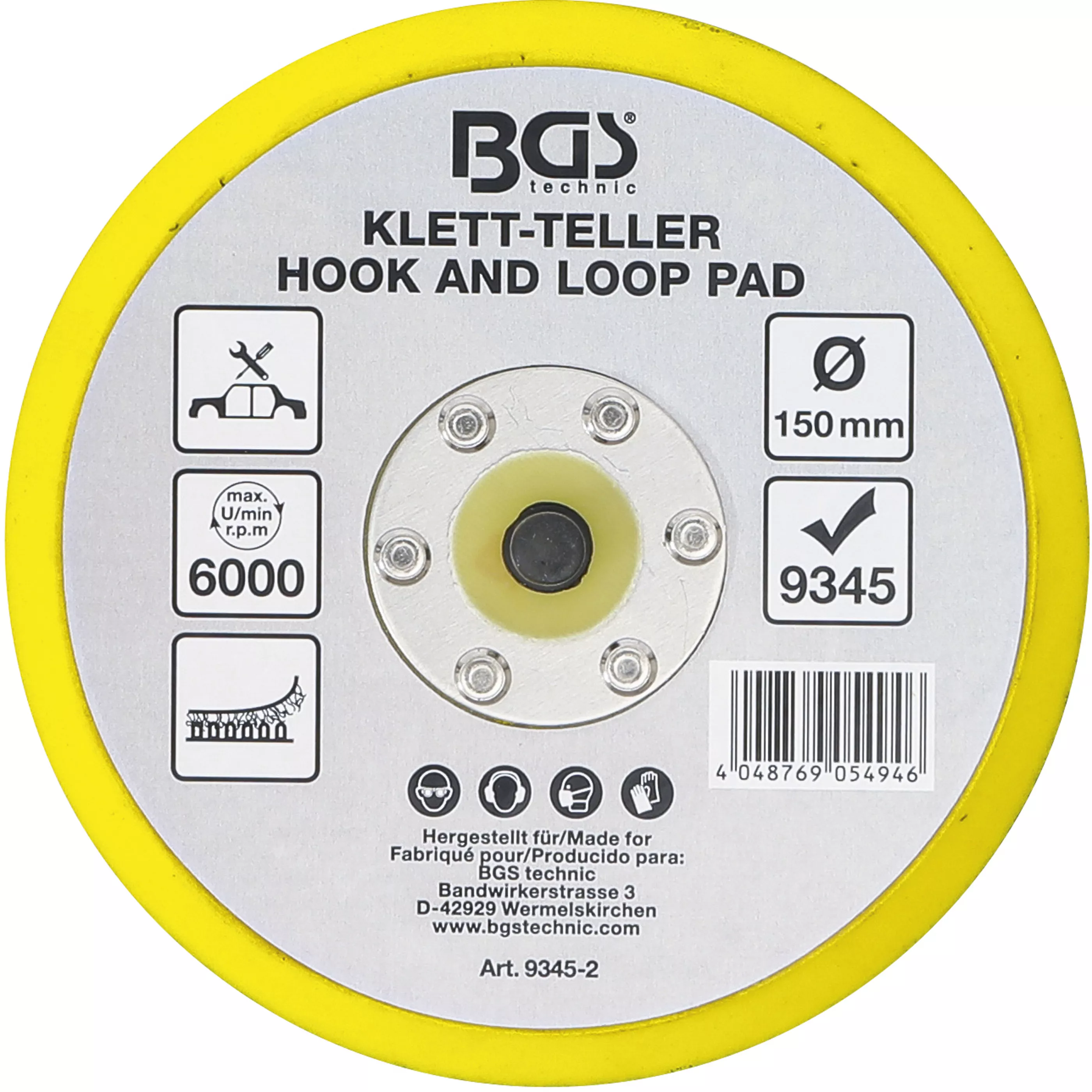 Platan cu scai pentru BGS 9345 | o 150 mm [2]