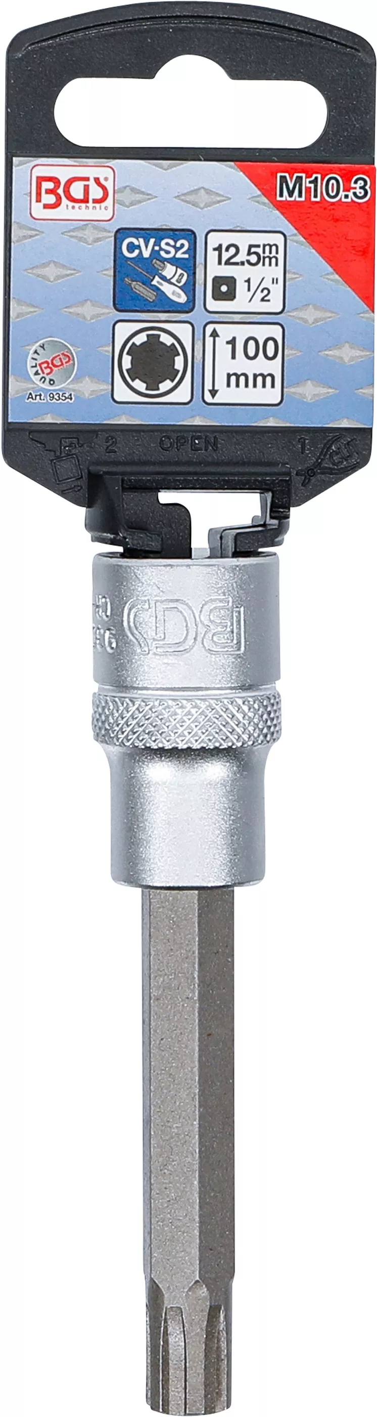 Bit | Lungime 100 mm | 12,5 mm (1/2") | Profil pana (pentru Ribe) M10,3 [2]