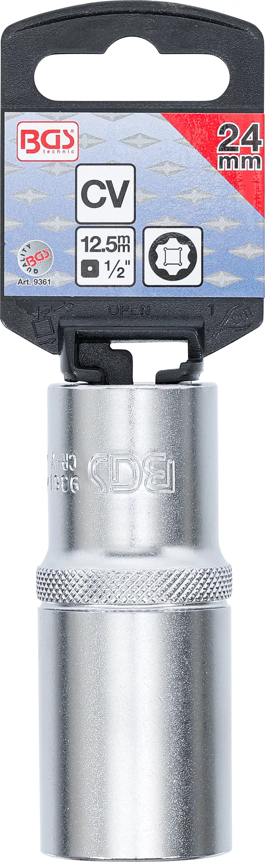Cheie tubulara Super Lock, lunga | 12,5 mm (1/2") | 24 mm [3]