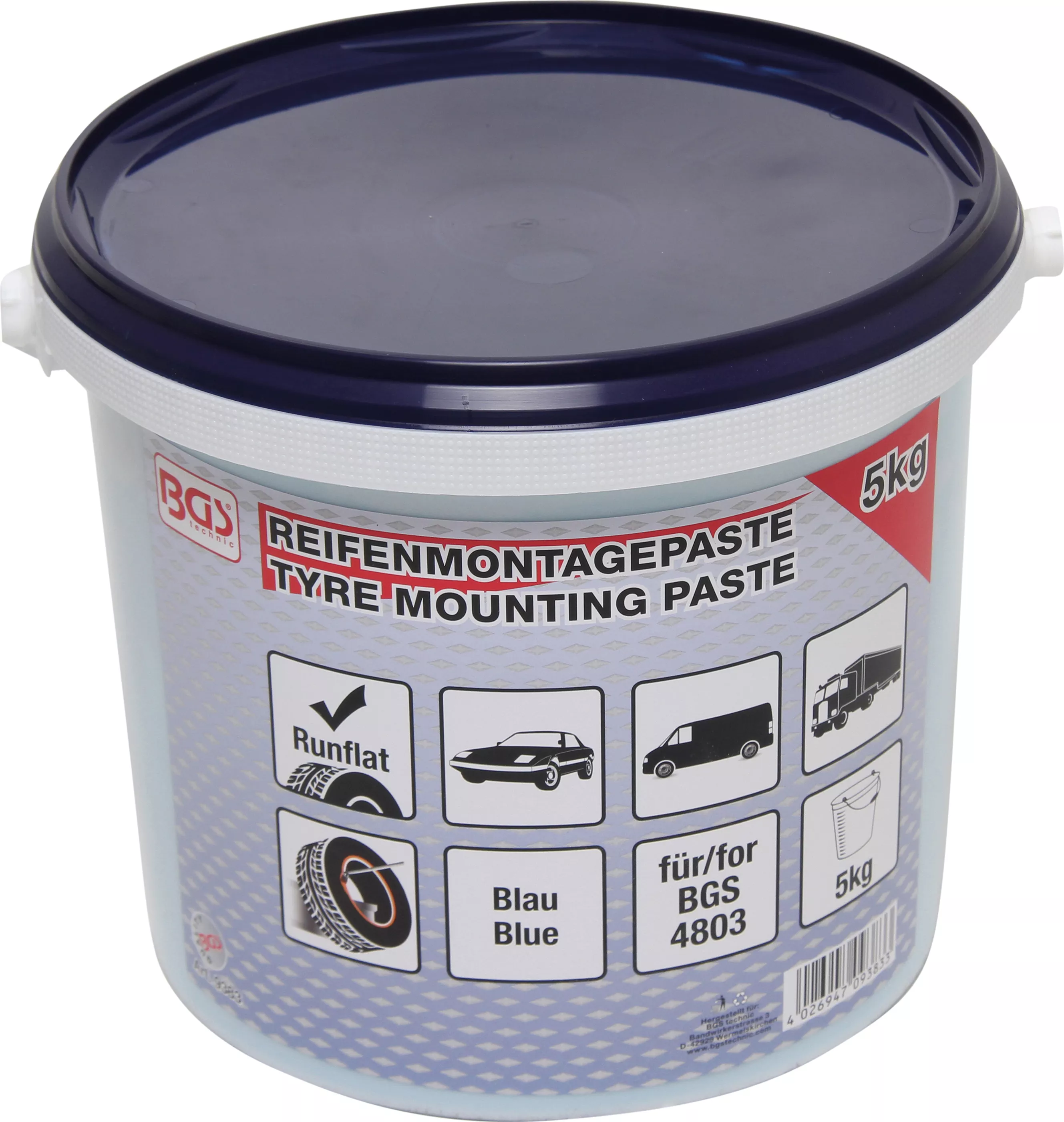 Pasta montaj pneuri pentru pneuri Run-Flat | albastra | 5 kg [1]