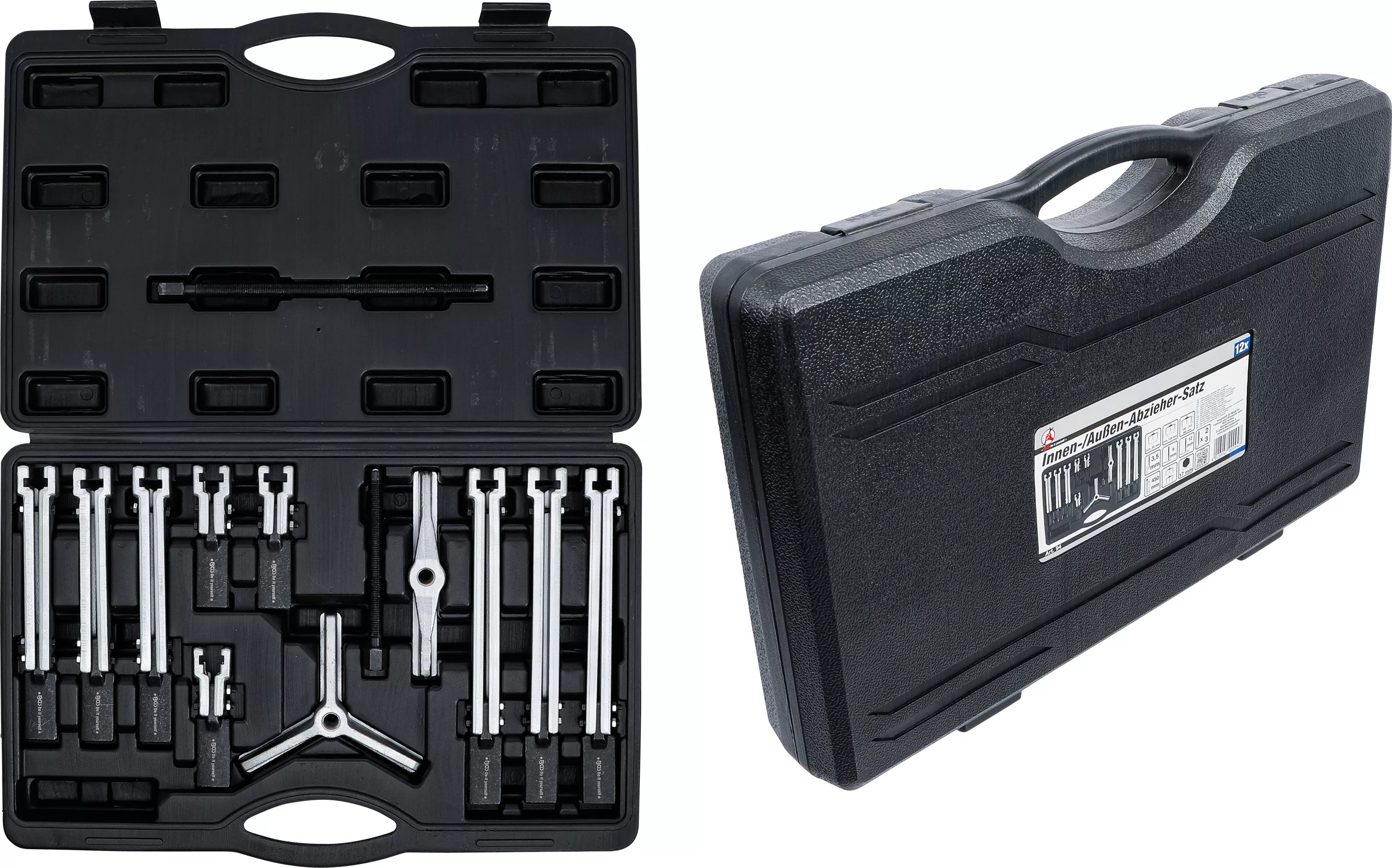 Set extractoare interior/exterior, 2-/3 brate | 35 - 135 mm | 12 piese [4]