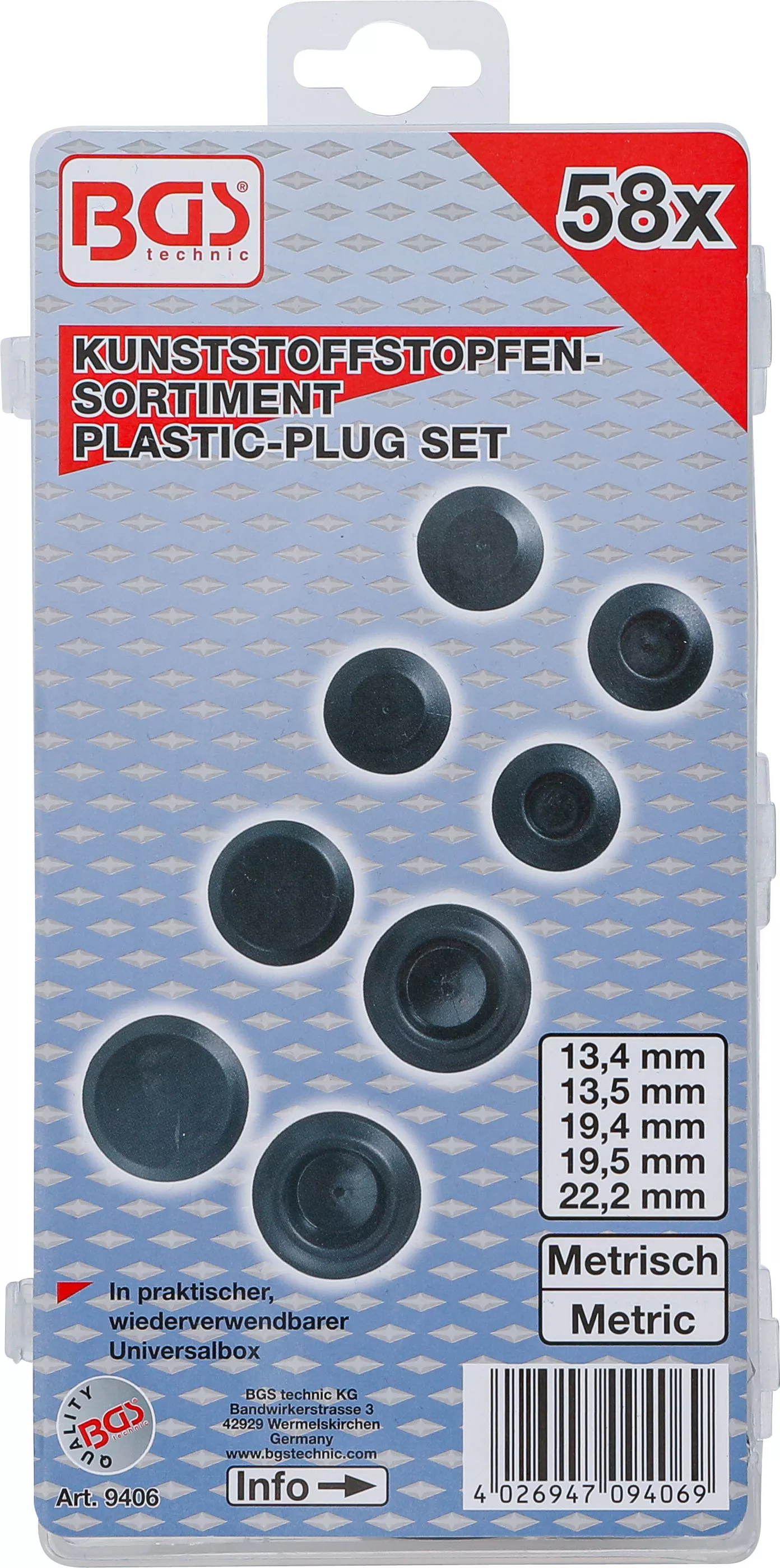 Sortiment dopuri din plastic | 58 piese [3]