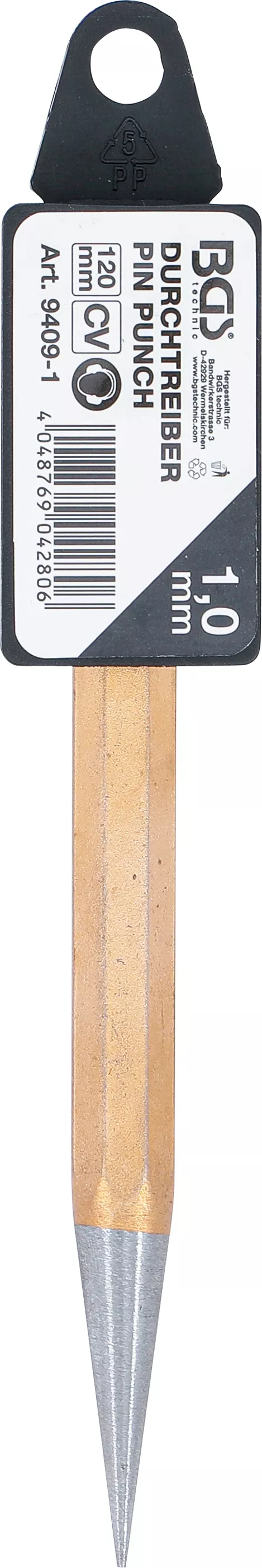 Perforator | DIN 6458D | 120 mm | o 1 mm [4]