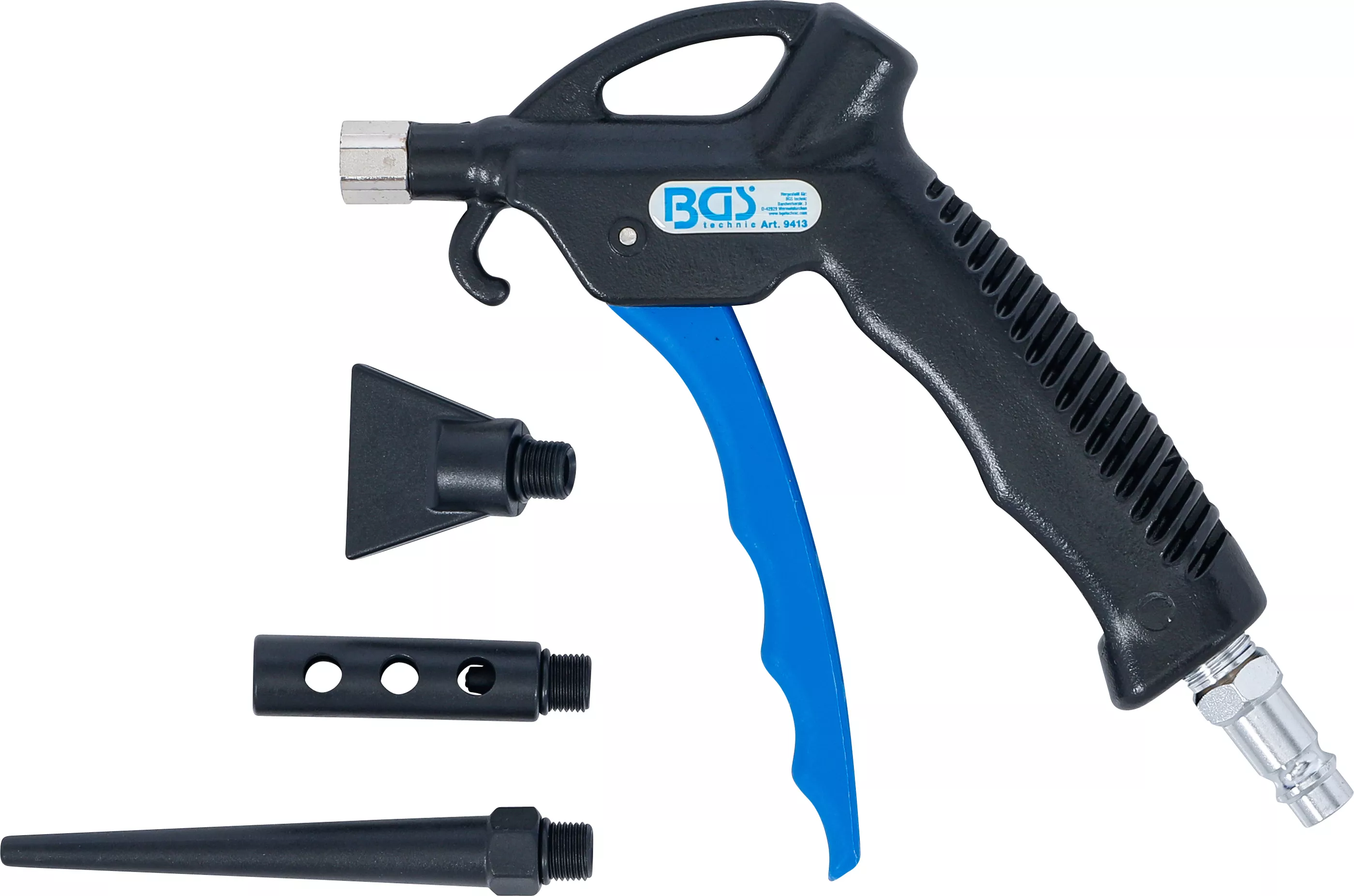 Pistol de suflat cu aer comprimat | cu 3 adaptoare [5]