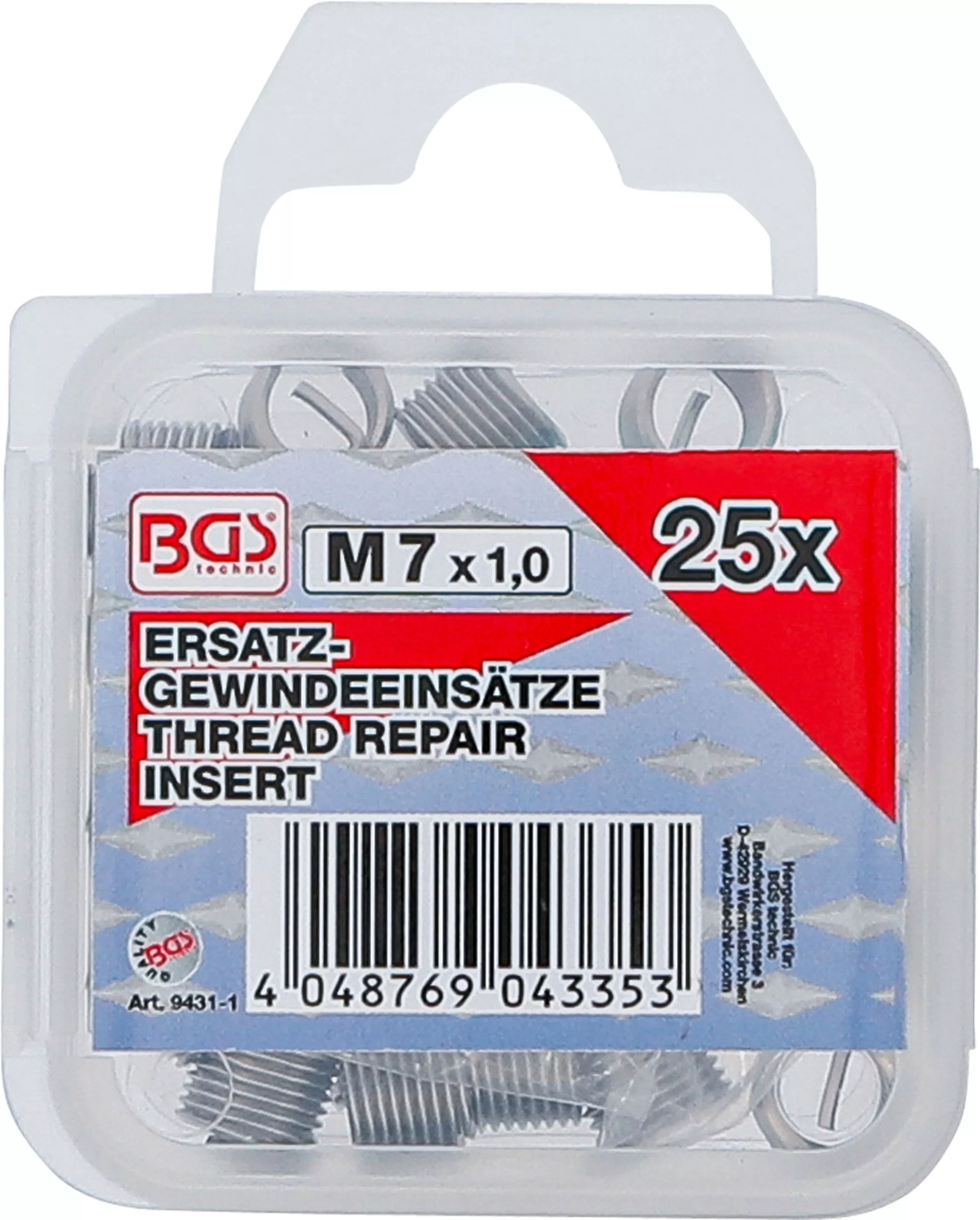 Adaptoare filetate de schimb | M7 x 1,0 mm | 25 piese [3]
