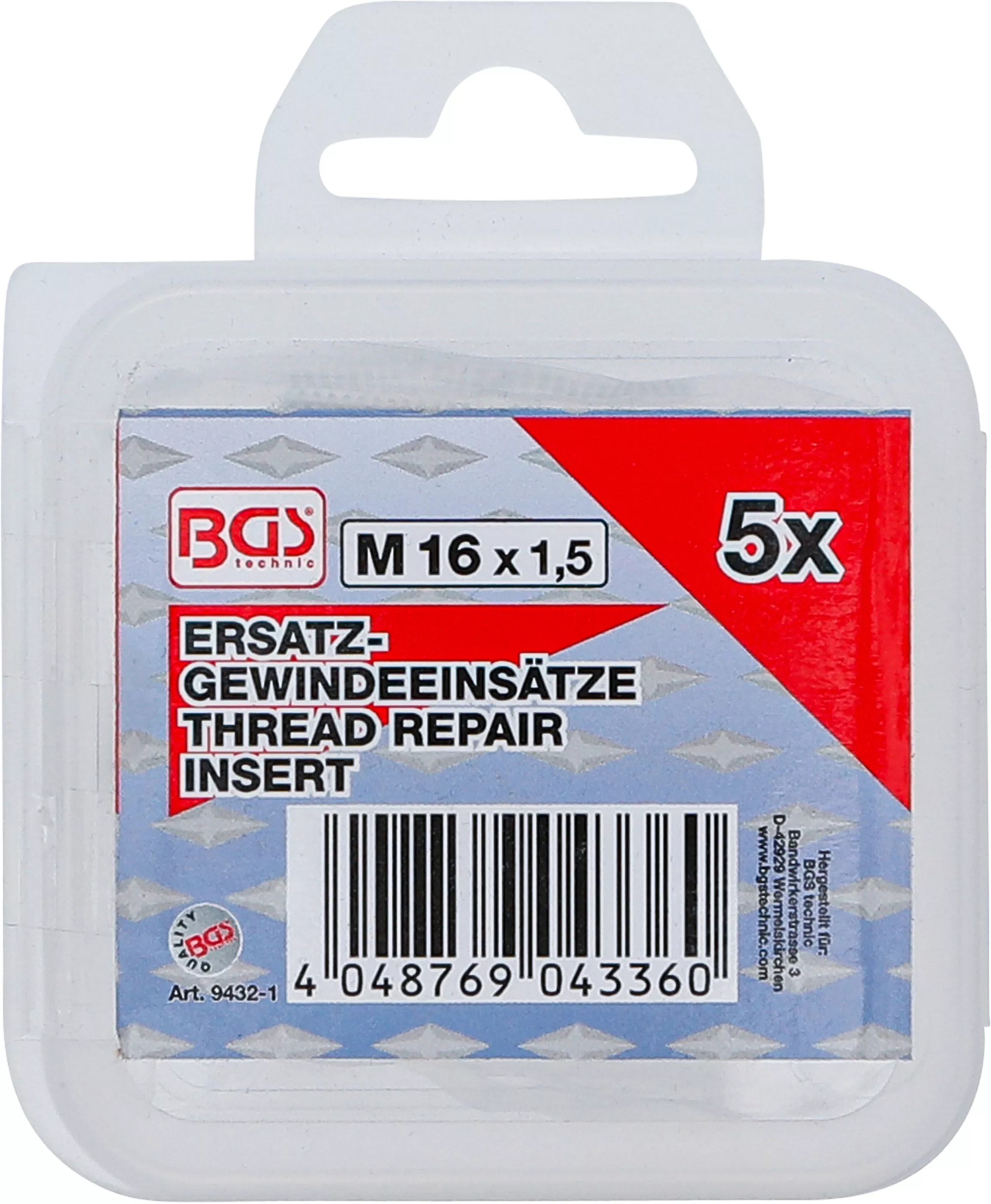 Adaptoare filetate de schimb | M16 x 1,5 mm | 5 piese [3]