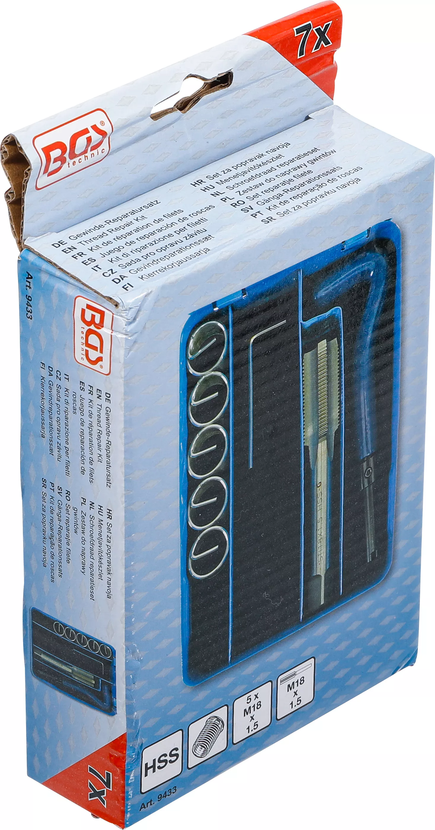 Set reparatie filete | M18 x 1,5 mm | 7 piese [6]