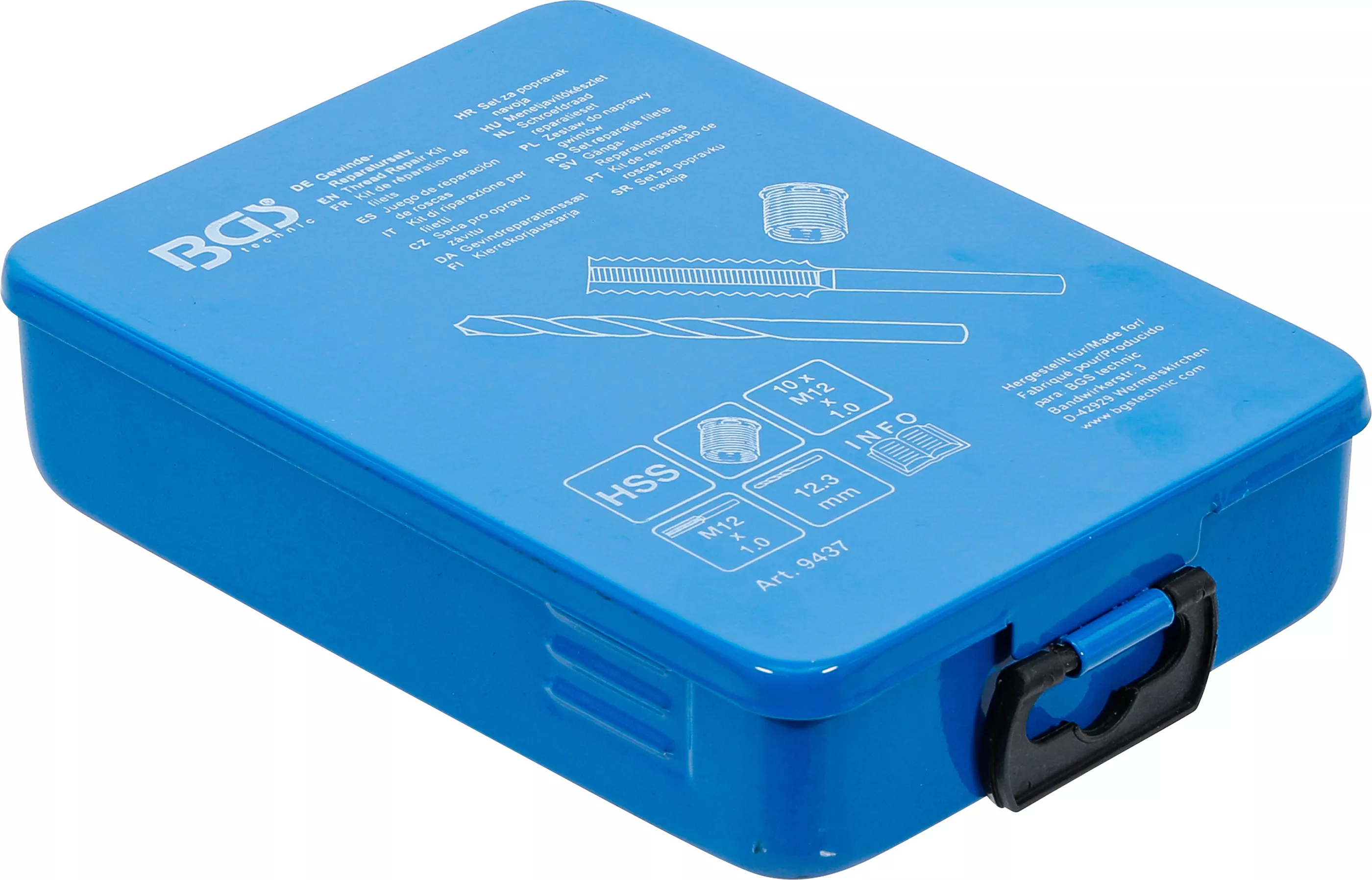 Set reparatie filete | M12 x 1,0 mm | 14 piese [5]