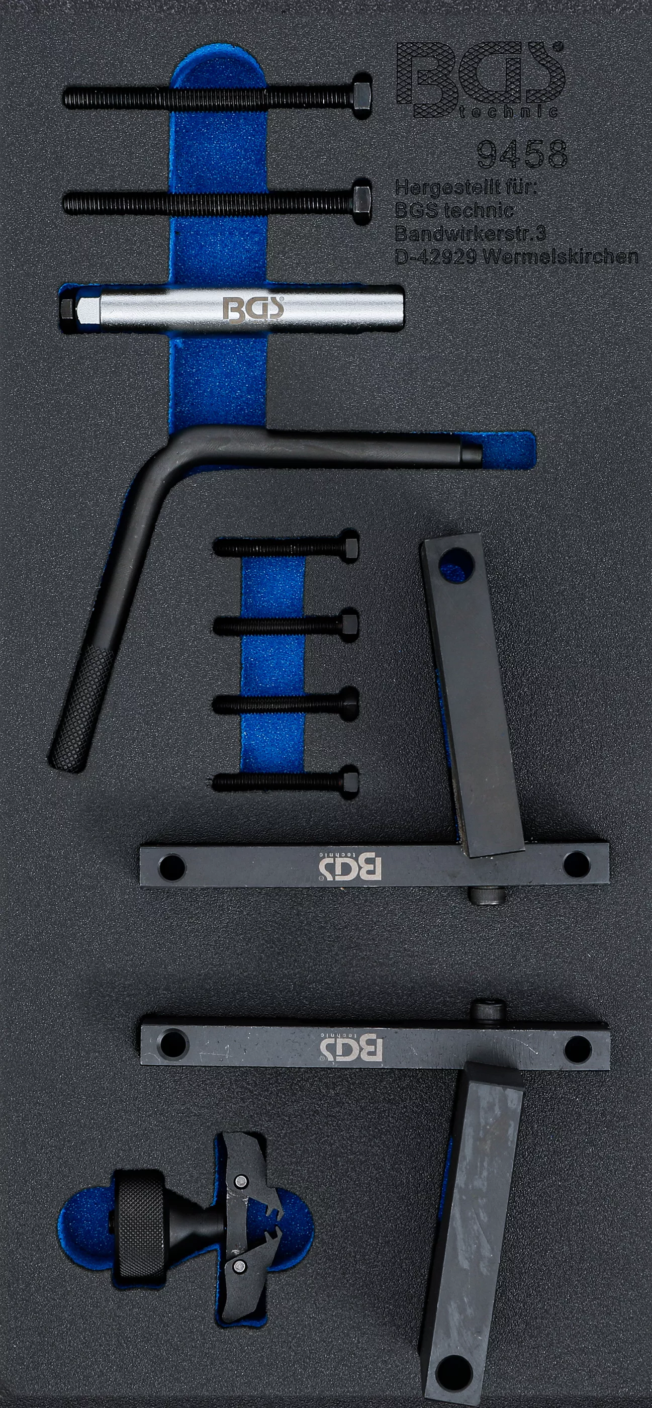 Suport organizator pentru carucior 1/3: Set dispozitive reglare motor | pentru BMW S65 [1]