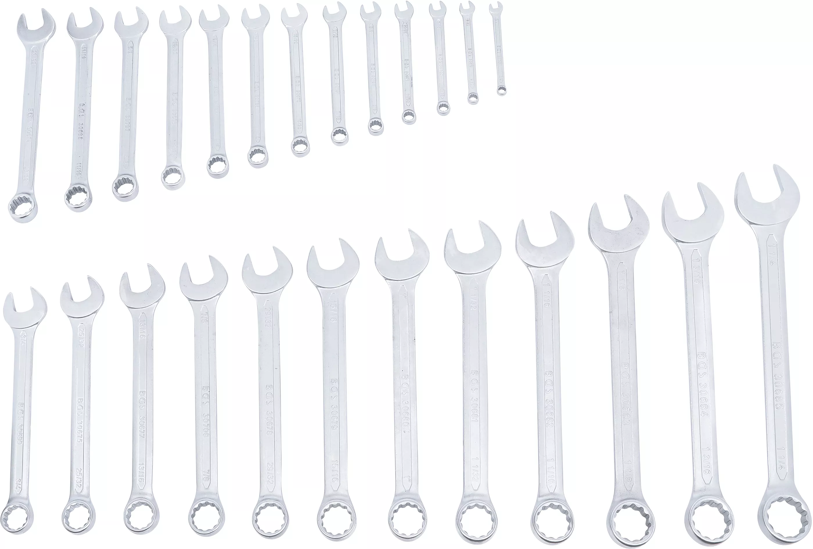 Set chei combinate | Marimi in toli | 1/4" - 1.1/4" | 25 piese [3]