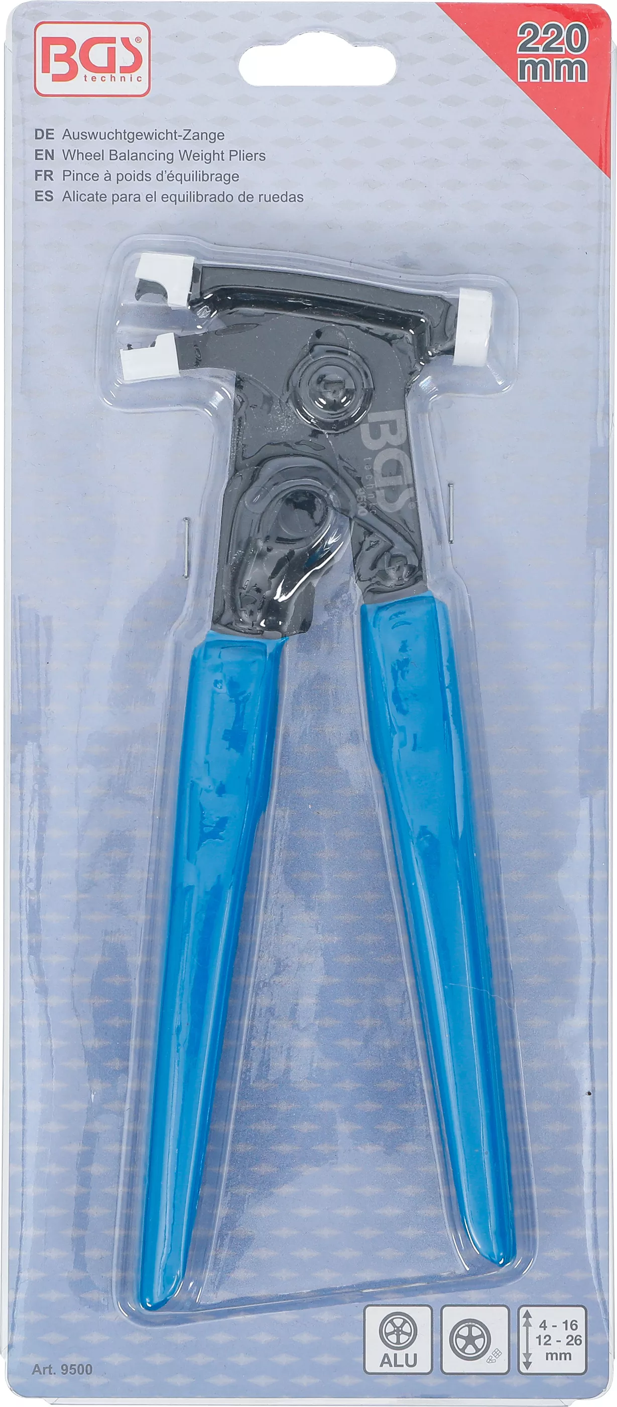 Cleste pentru greutati echilibrare | 225 mm [4]