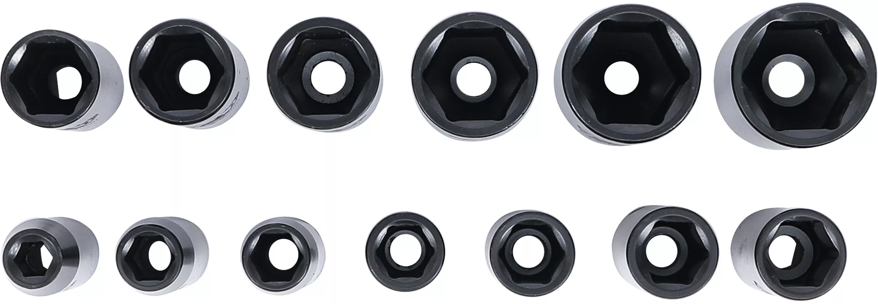 Set chei tubulare de impact | Antrenare 12,5 mm (1/2") | 10 - 32 mm | 13 piese [4]