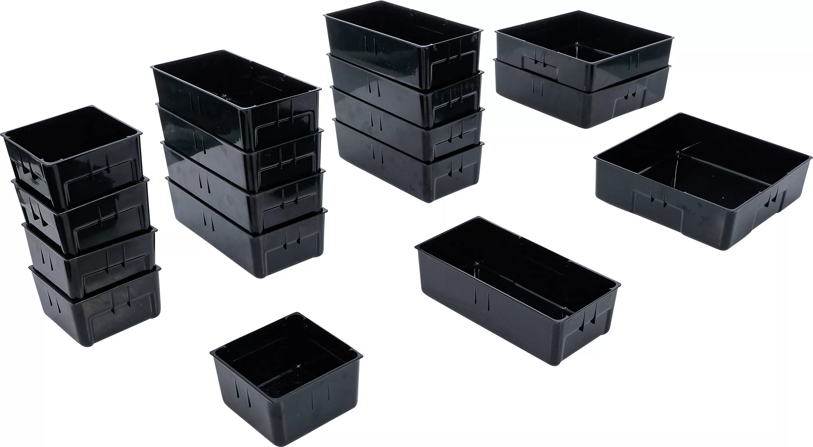 Compartimente asezare din material plastic | pentru Carucior atelier | 17 piese [1]