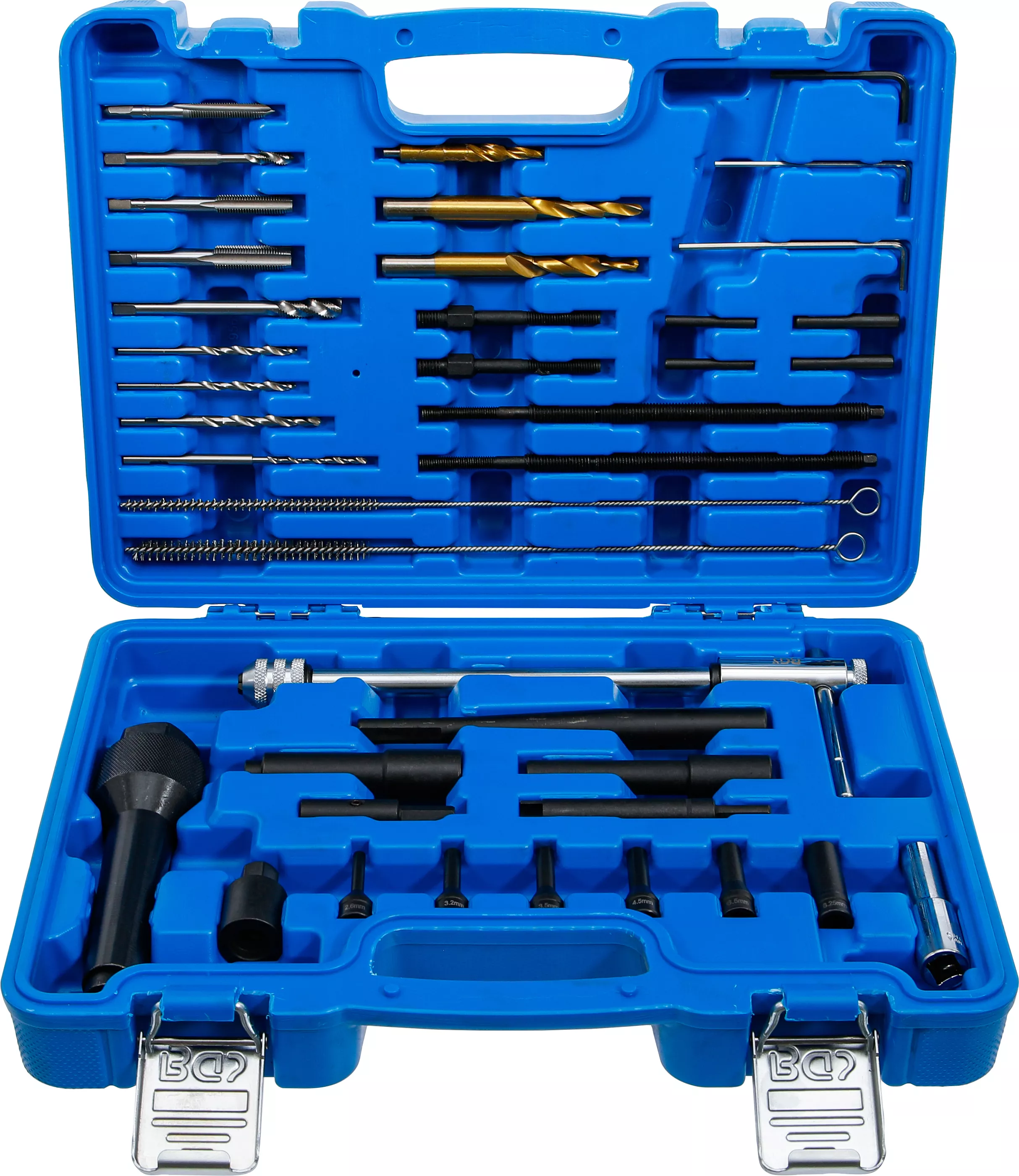 Motor & componente de utilare - Set demontare bujii incandescente si reparare filete | M8, M10 | 41 piese