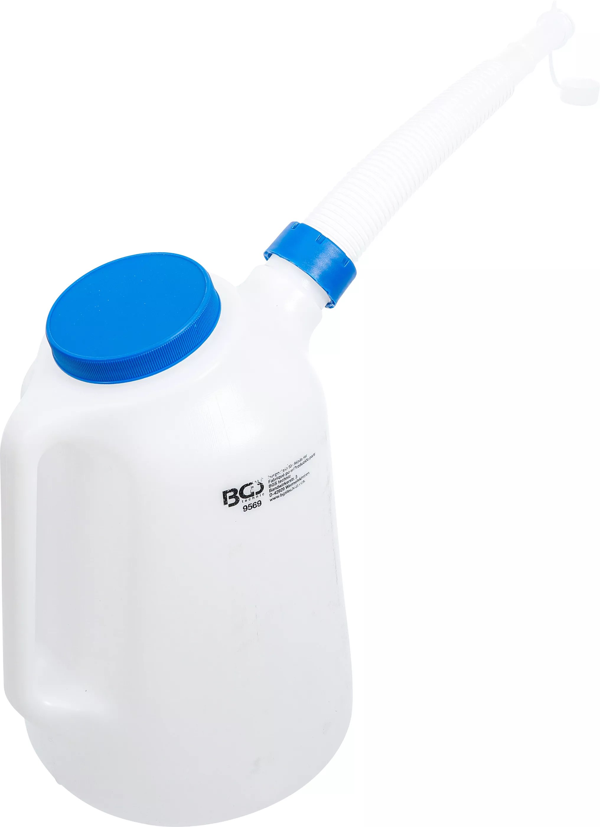 Vas de umplere cu racord flexibil de golire si capac | 6 l [2]