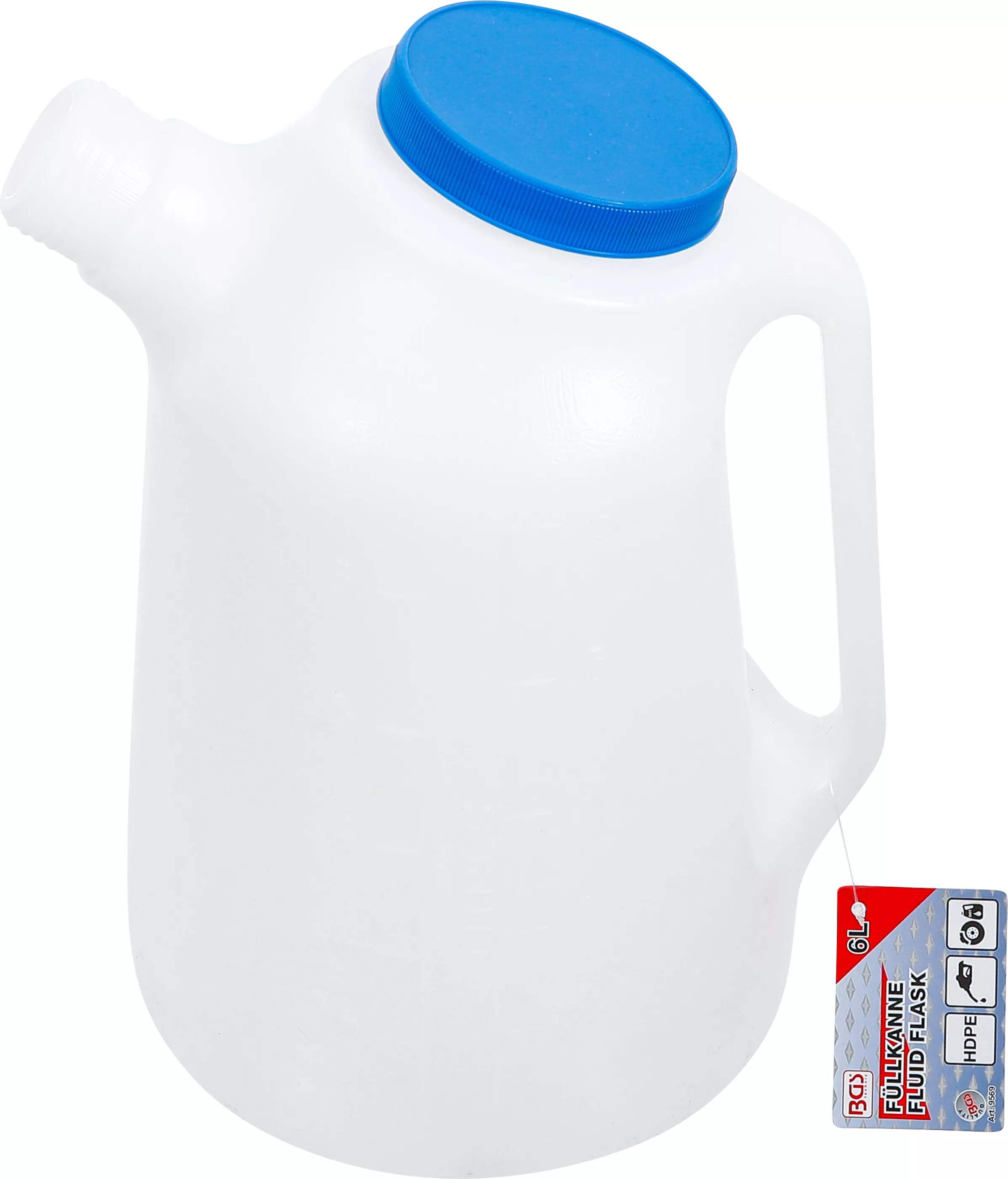 Vas de umplere cu racord flexibil de golire si capac | 6 l [4]