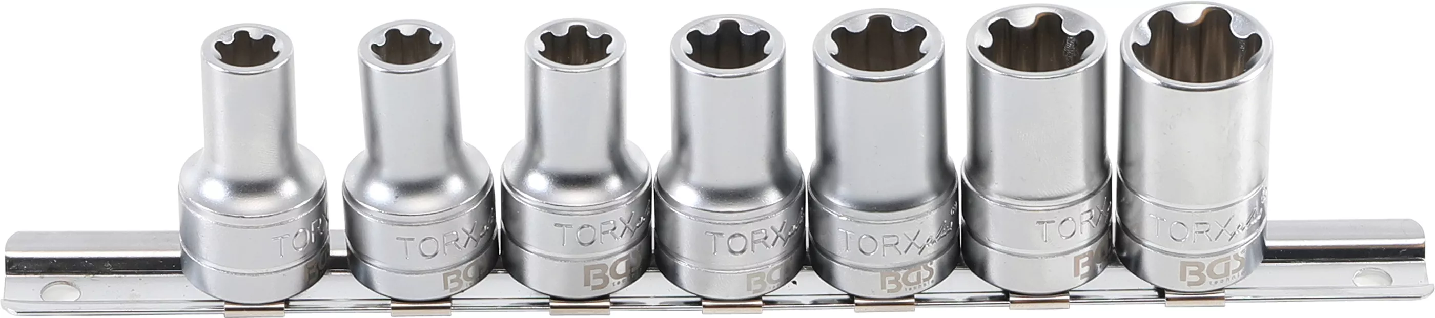 Set chei tubulare Profil T Plus (pentru Torx Plus) | 10 mm (3/8") | 10EP - 20EP | 7 piese [1]