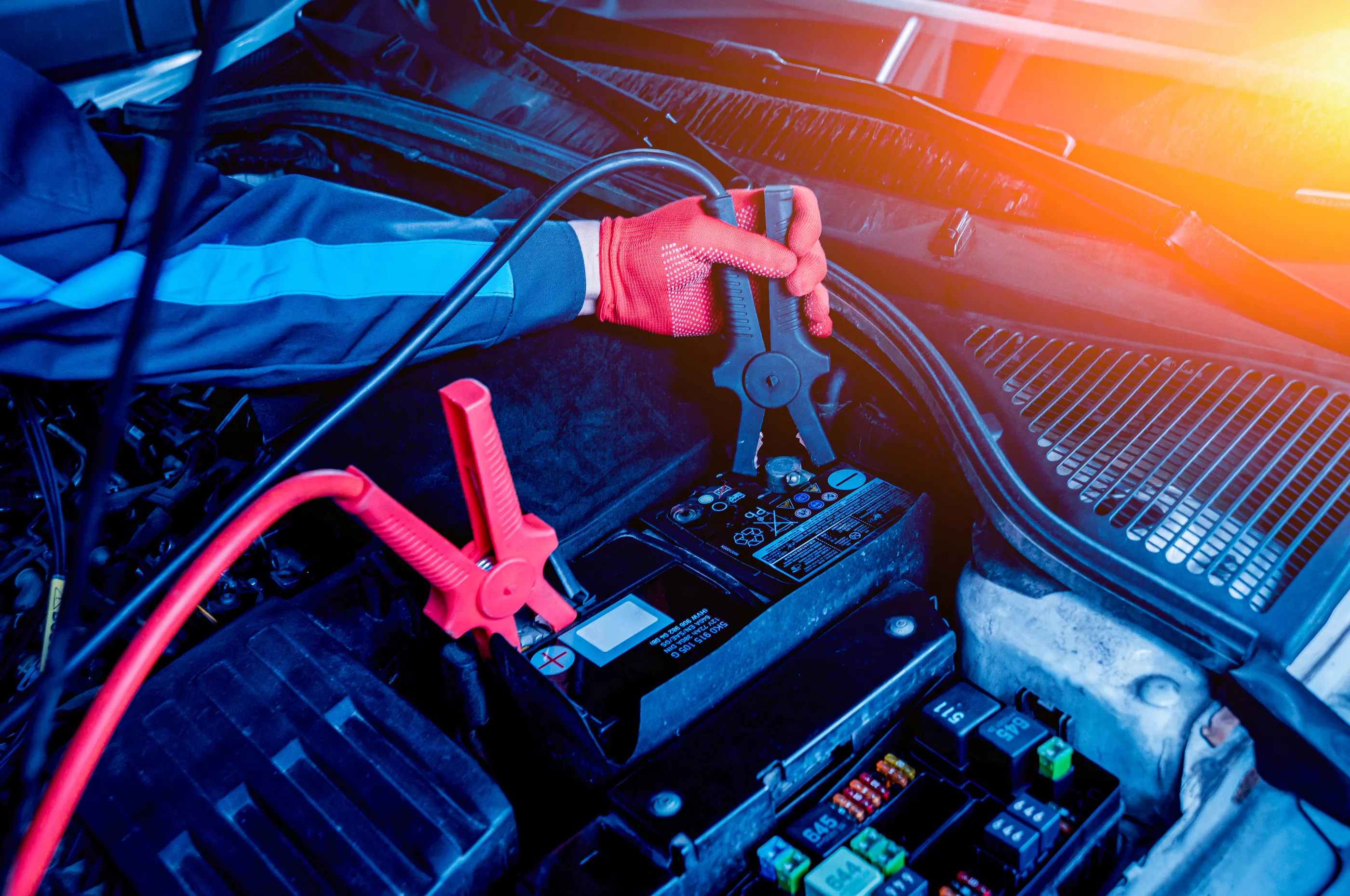 Cablu ajutor pornire | pentru autoturisme diesel | 400 A / 25 mm² | 3,5 m [2]