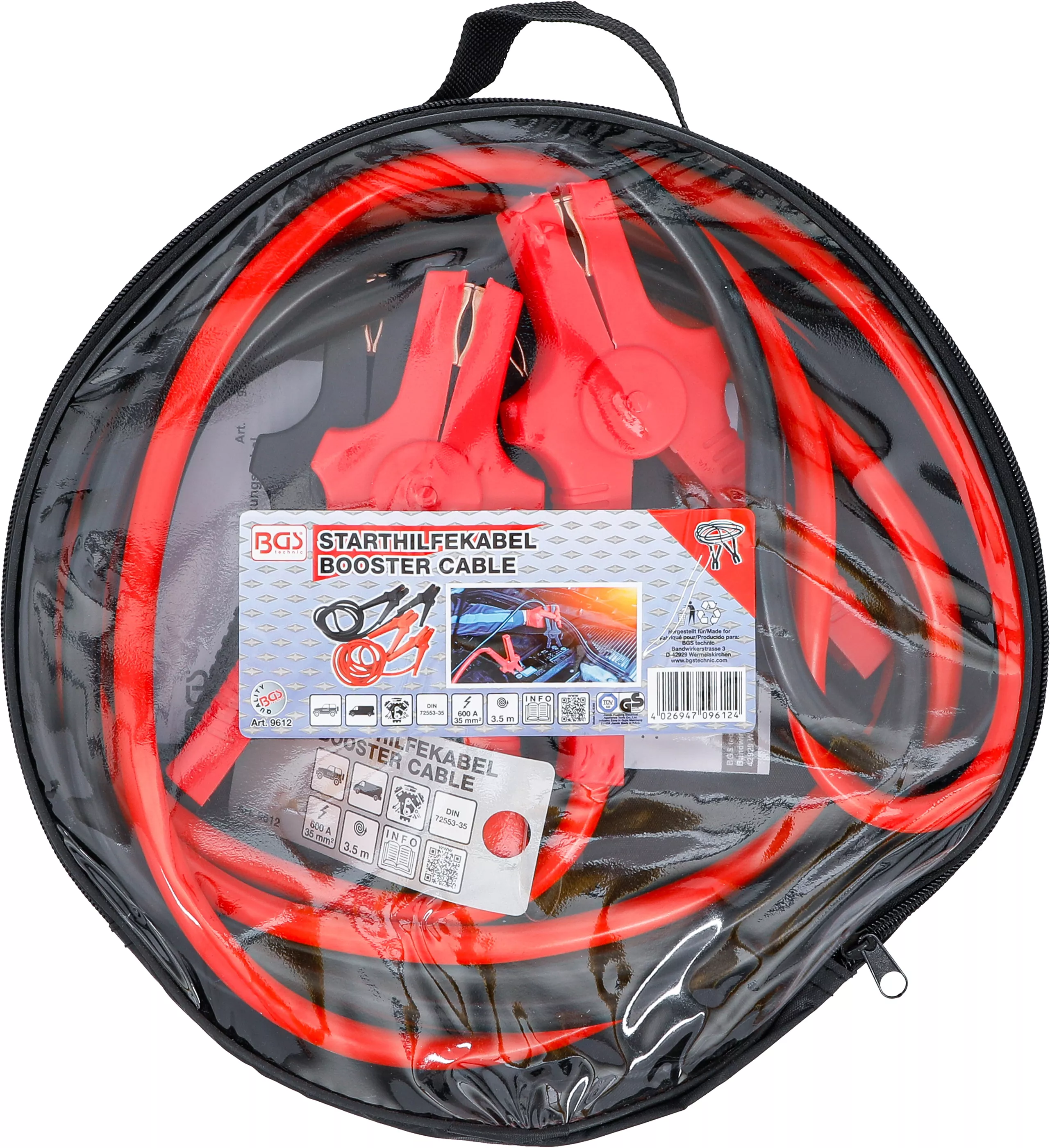Cablu ajutor pornire | pentru SUV / Transporter | 600 A / 35 mm² | 3,5 m [5]