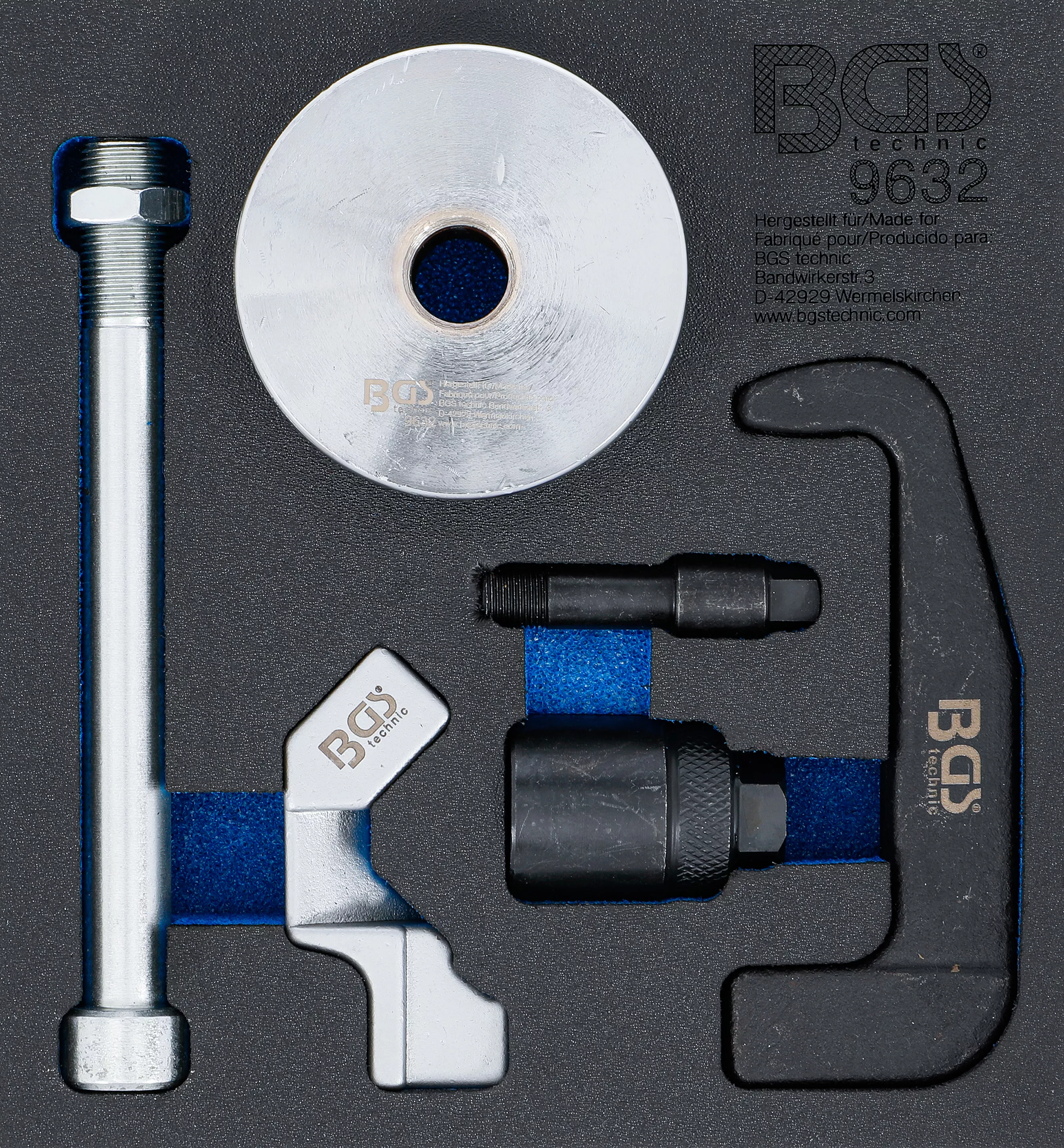 Suport organizator pentru carucior 1/6: Extractor injectoare | pentru injectoare Bosch CDI | 6 piese [1]