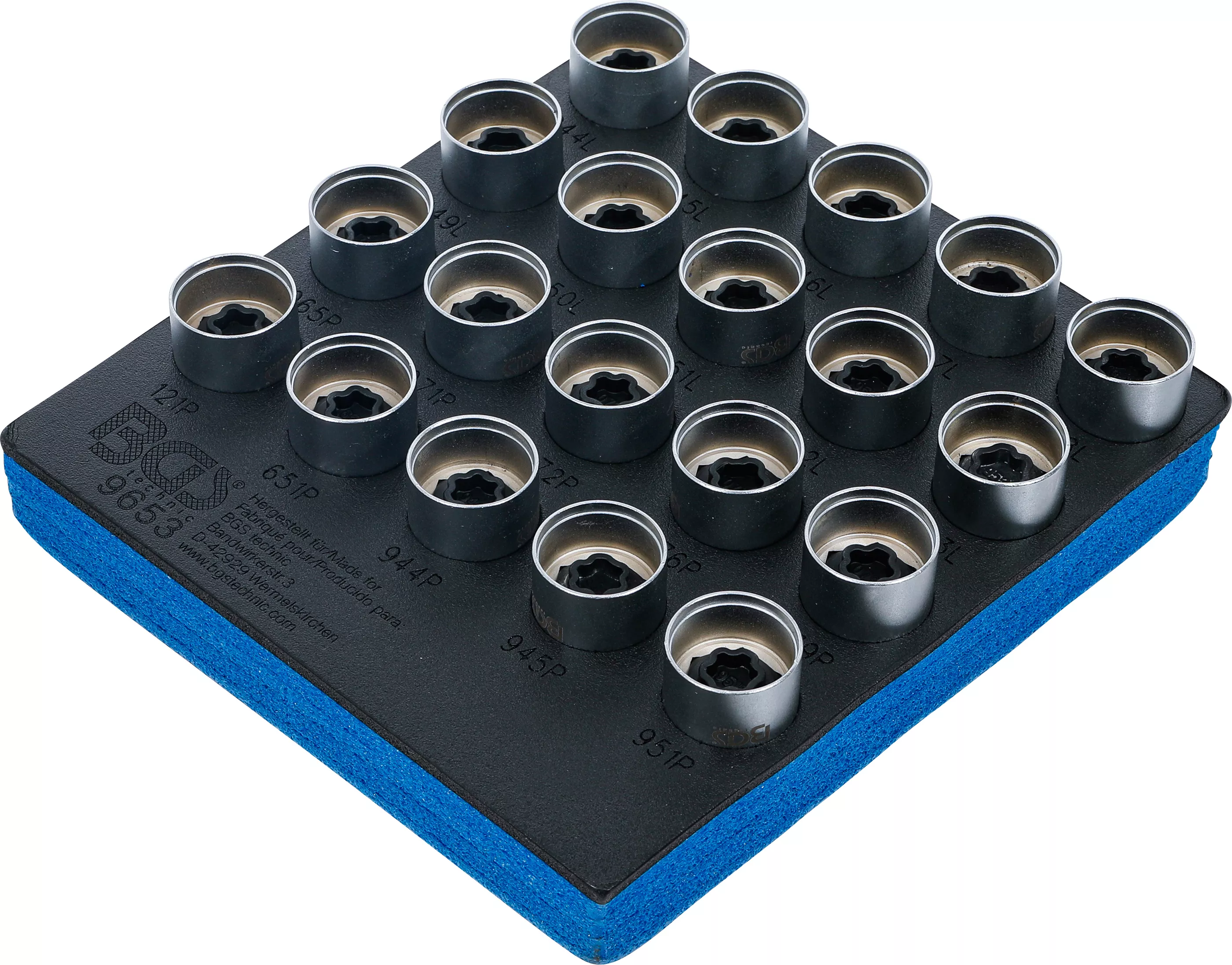 Suport organizator pentru carucior 1/6: Set chei desfacut antifurt pentru Volvo | 20 piese [2]