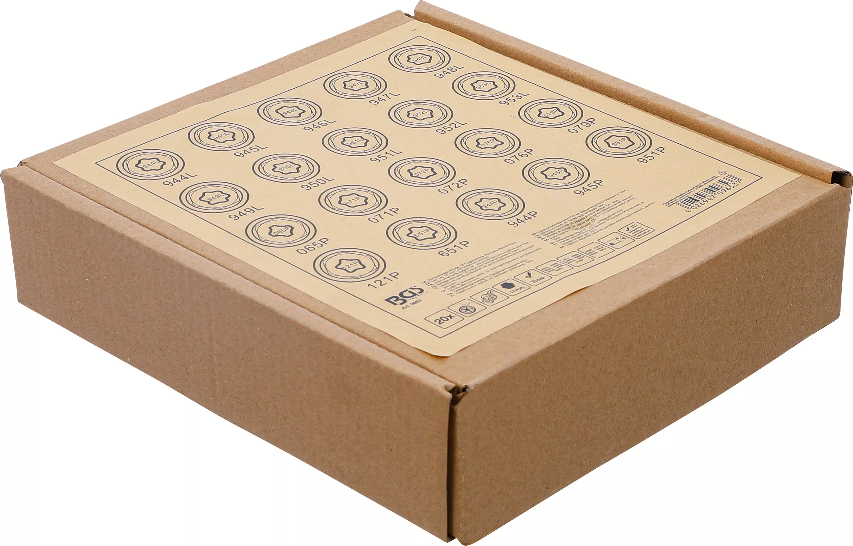 Suport organizator pentru carucior 1/6: Set chei desfacut antifurt pentru Volvo | 20 piese [3]
