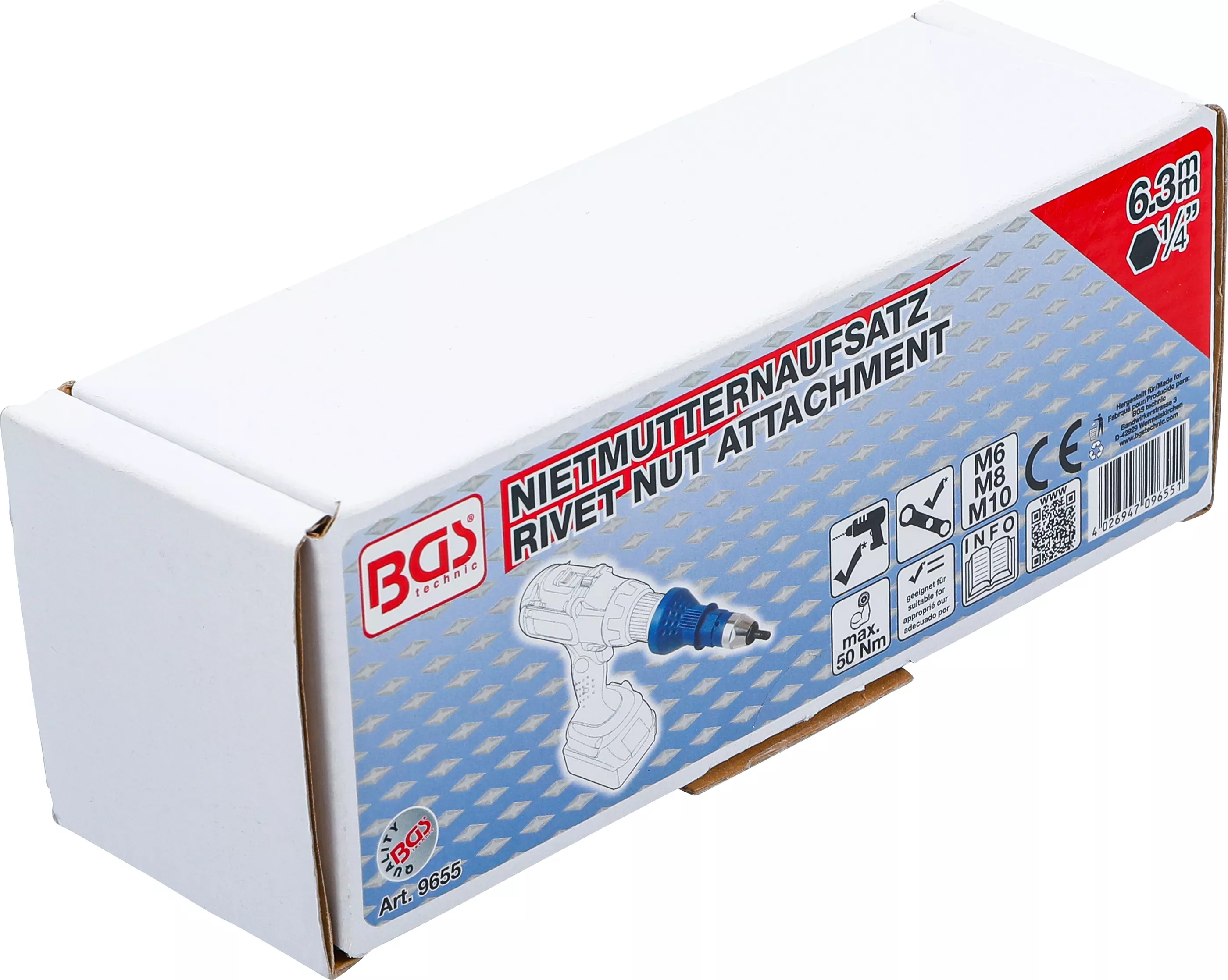 Adaptor atasare piulite-nit | M6 / M8 / M10 [4]