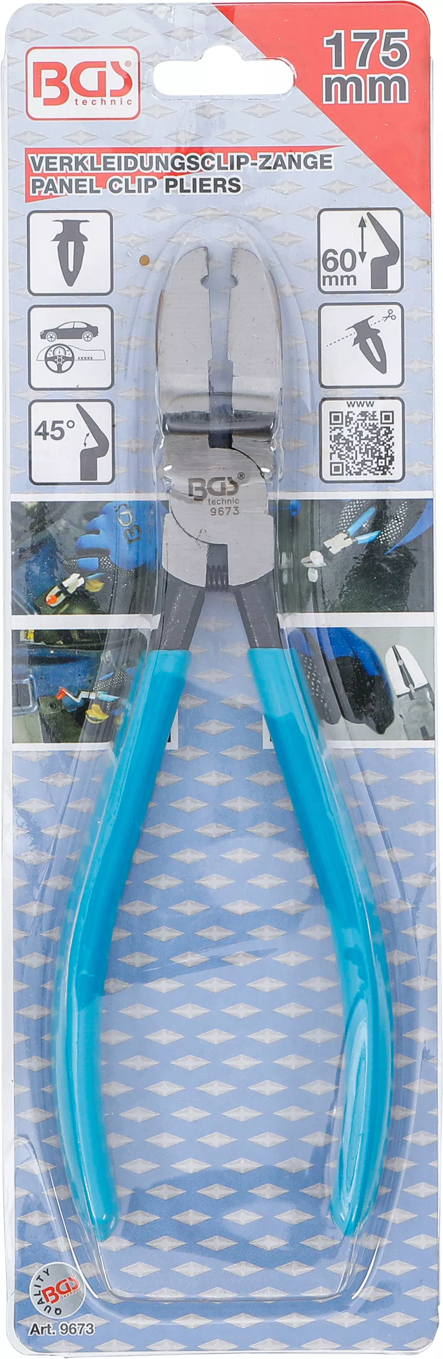 Cleste clipsuri capitonaj | 175 mm [8]
