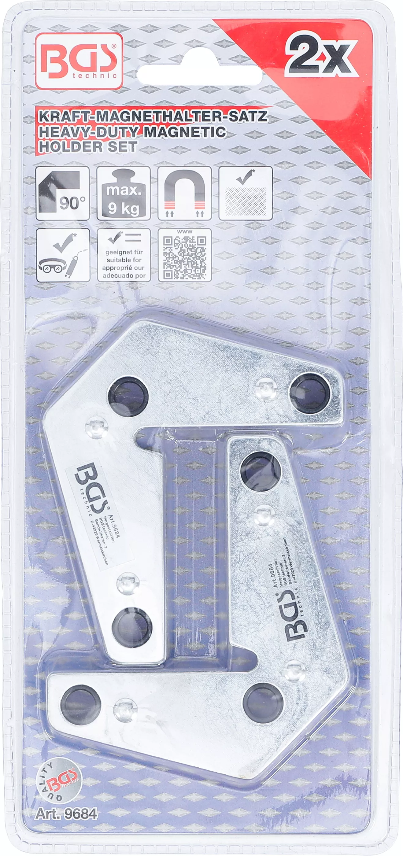 Set suporti magnetici de forta | Forma L | 2 piese [3]
