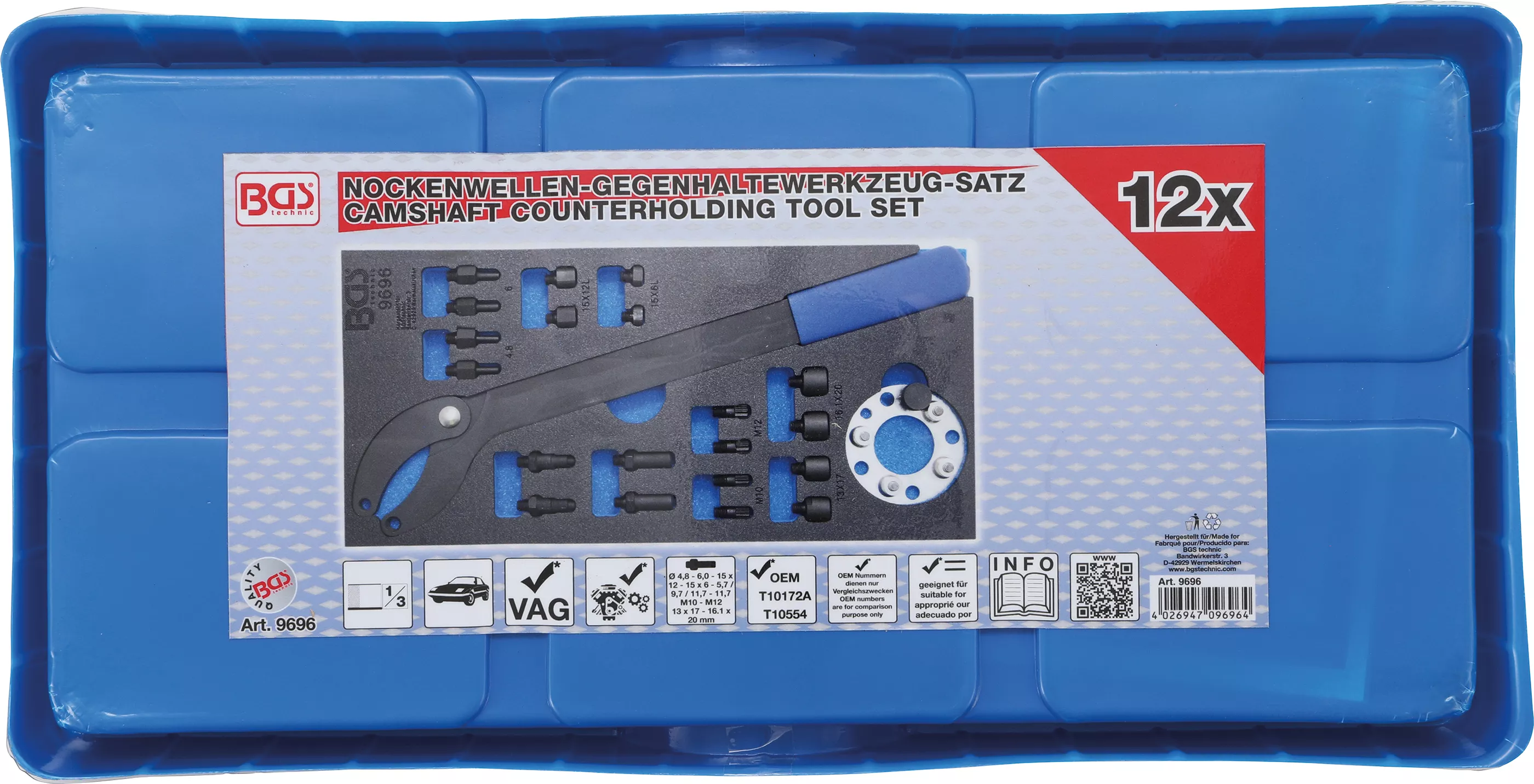 Suport organizator pentru carucior 1/3: Set dispozitive retinere contra Arbore cu came | pentru VAG [3]