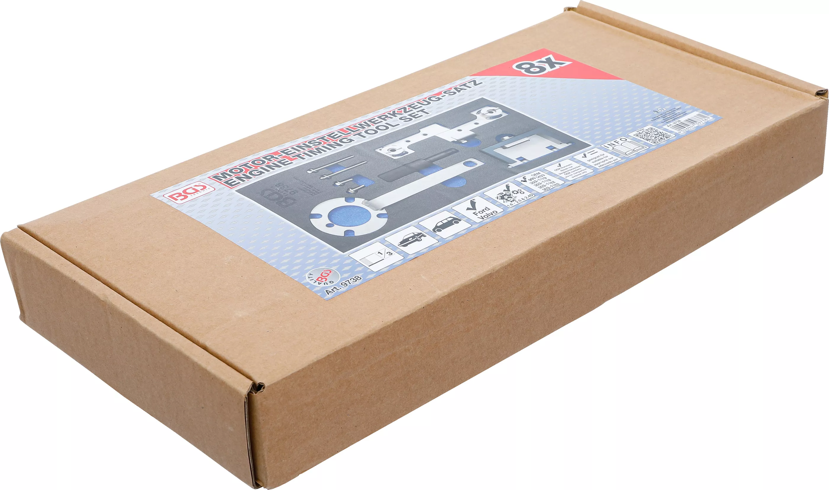 Suport organizator pentru carucior 1/3: Set unelte reglare motor | pentru Ford 2.5, Volvo 1.6 - 2.5 and 2.4D [3]