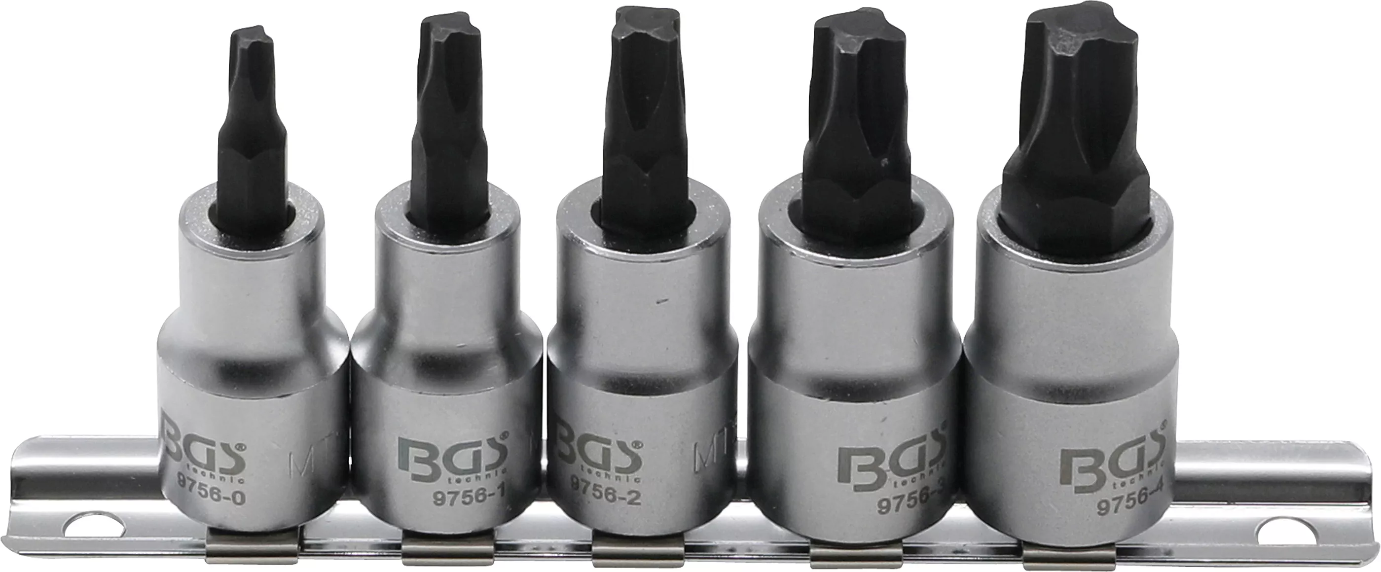 Set biti | 10 mm (3/8") | Profil 4 laturi (pentru MTS-Mortorq) MTS0 - MTS04 | 5 piese [1]