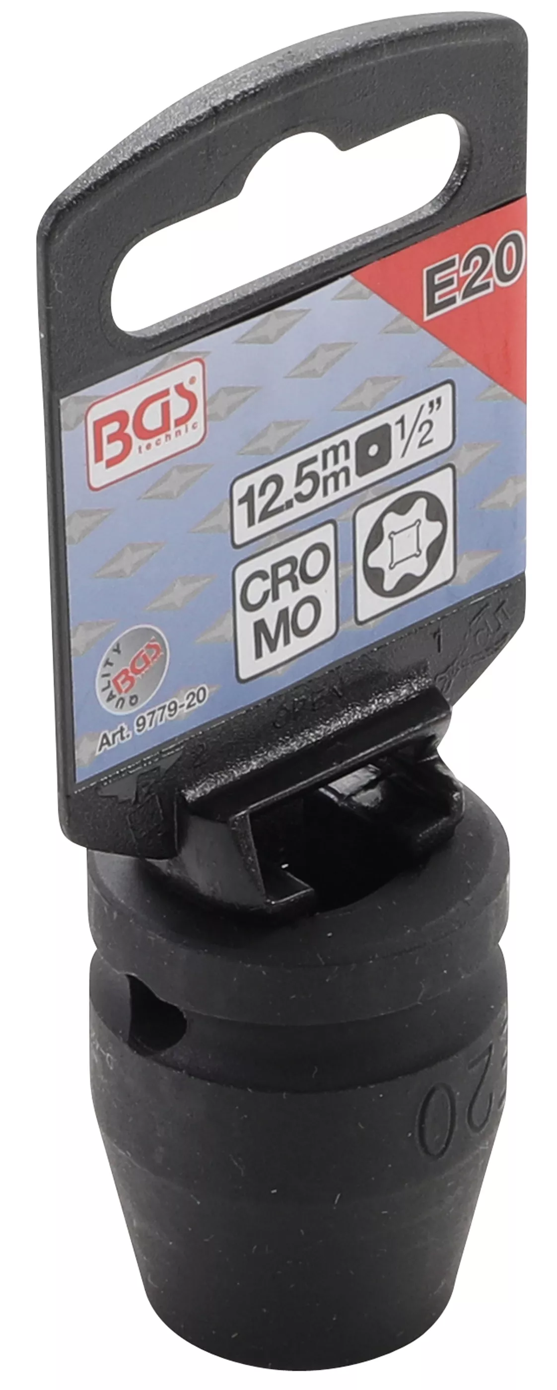 Cheie tubulara de impact Profil E | 12,5 mm (1/2") | E20 [2]