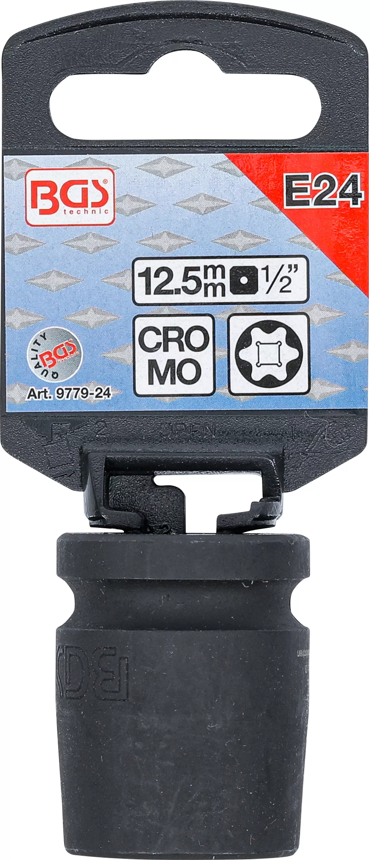 Cheie tubulara de impact Profil E | 12,5 mm (1/2") | E24 [3]