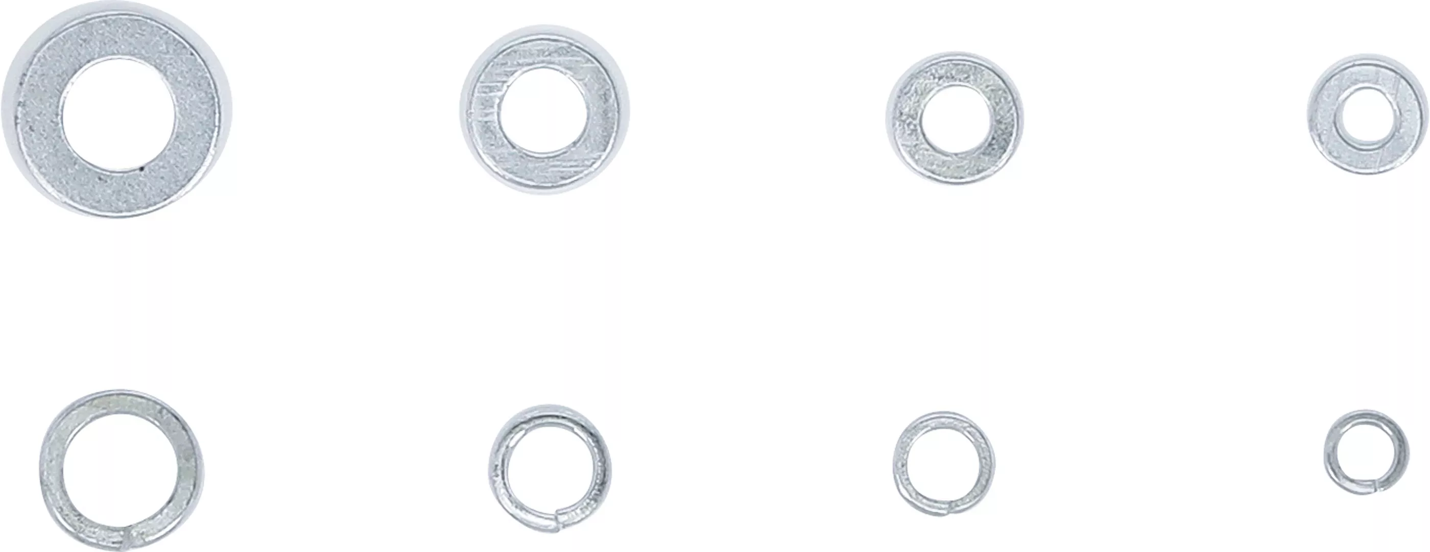 Sortiment inele elastice / saibe de reazem | o 4 - 8 mm | 250 piese [2]